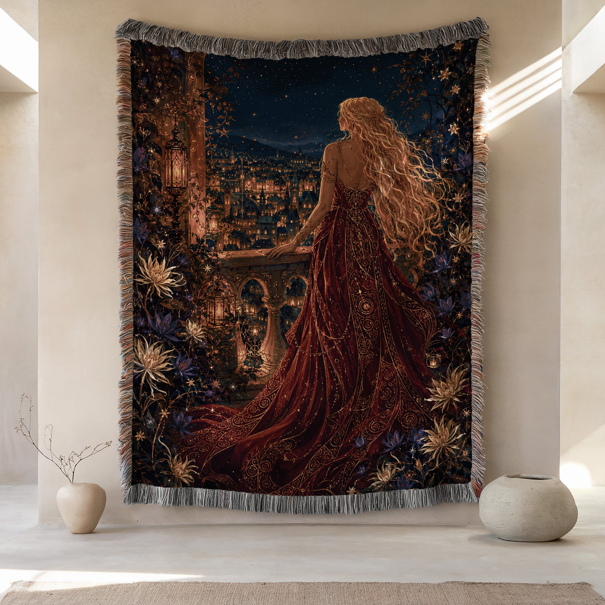 Starfall Woven Throw Blanket
