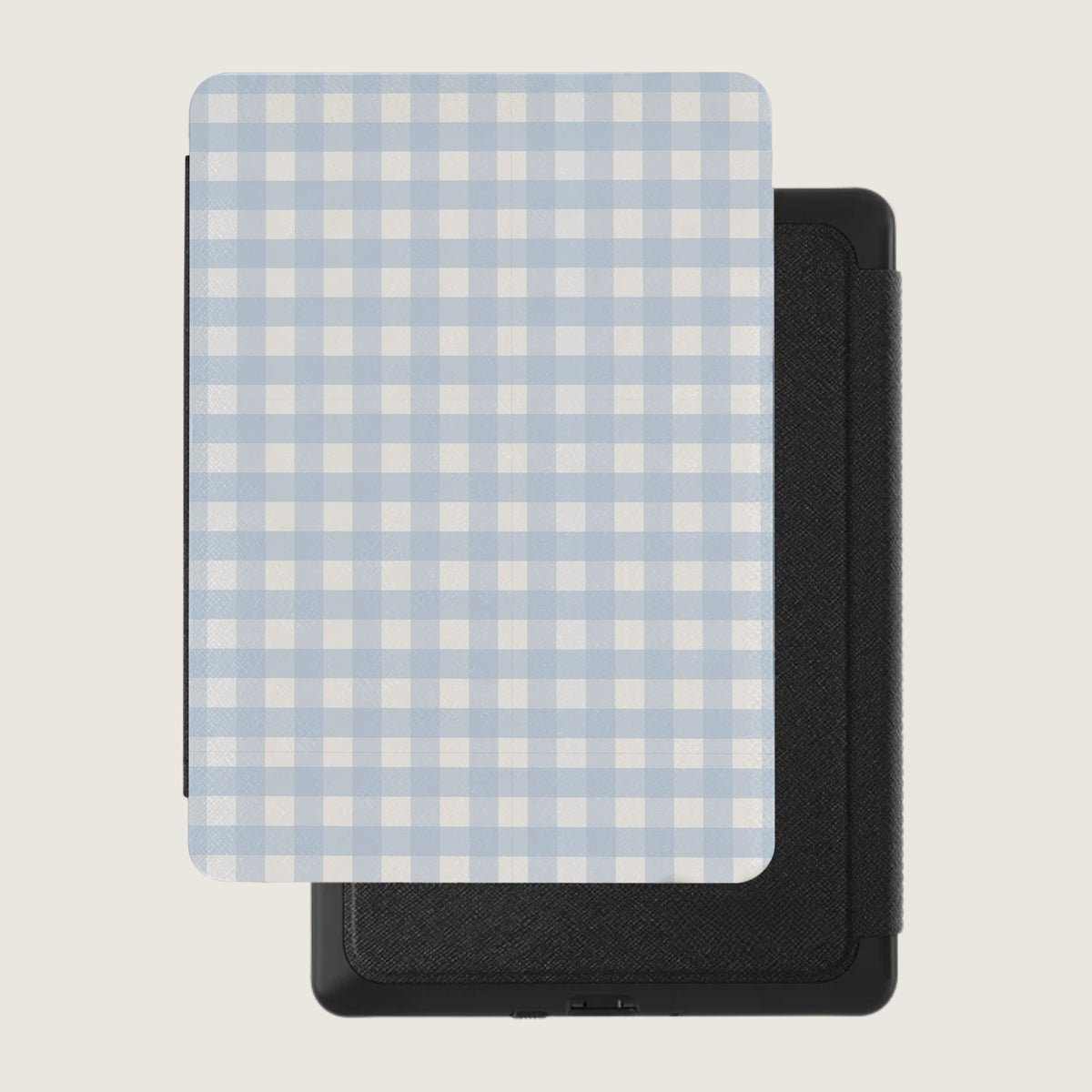 Sky Gingham Kindle Case