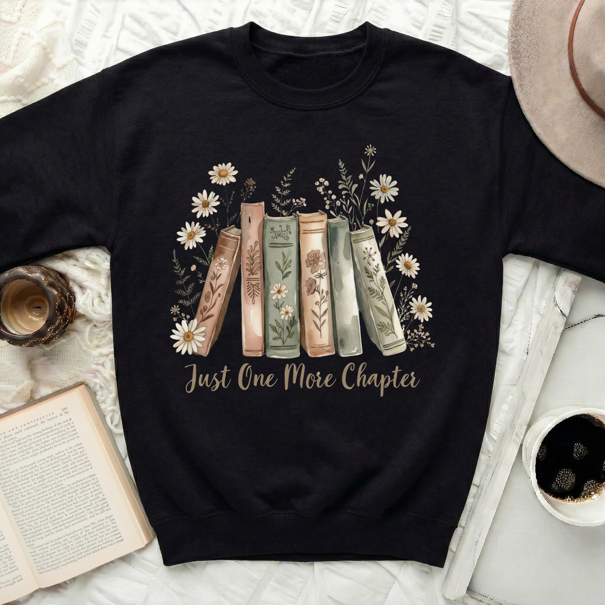 Daisies Books Sweatshirt