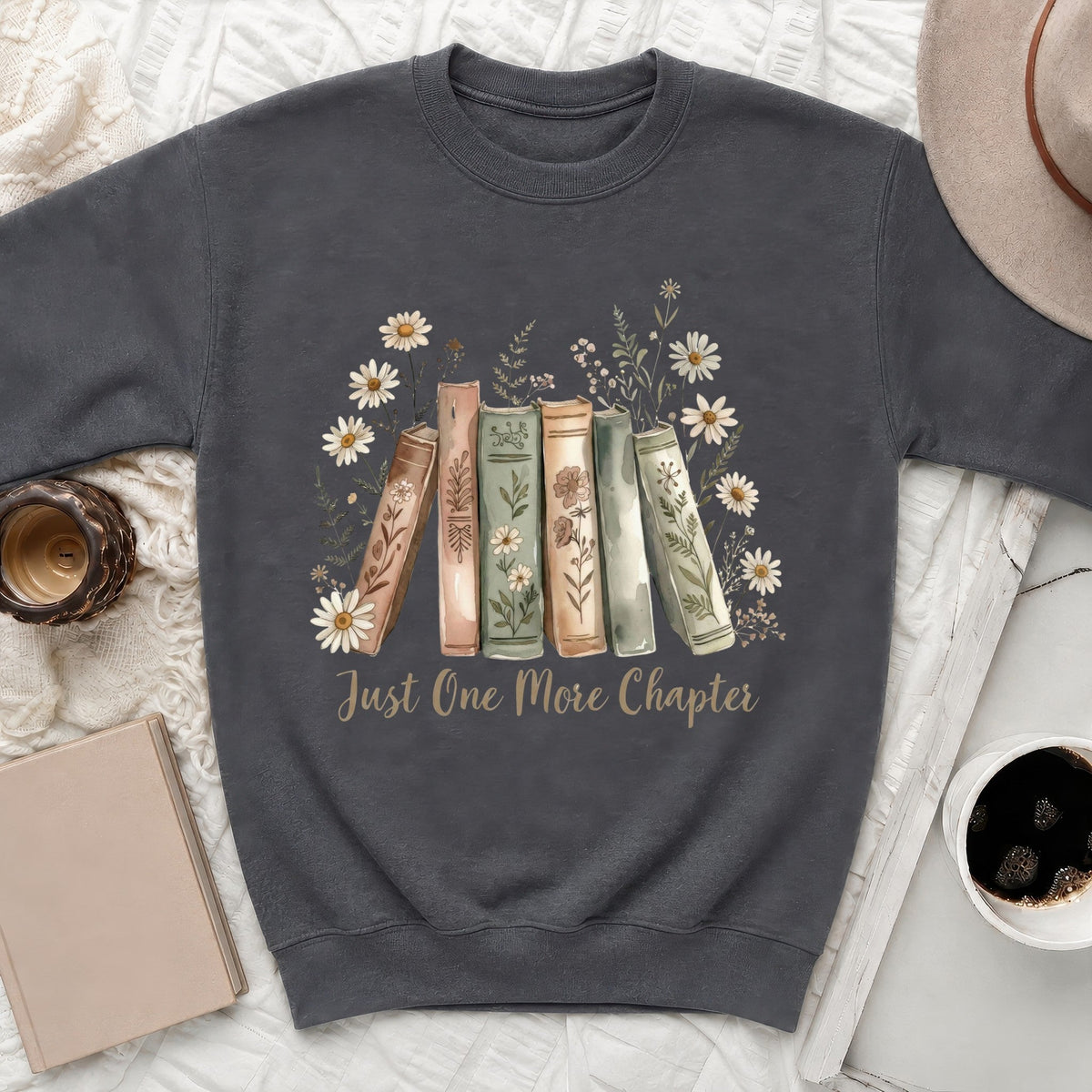 Daisies Books Sweatshirt