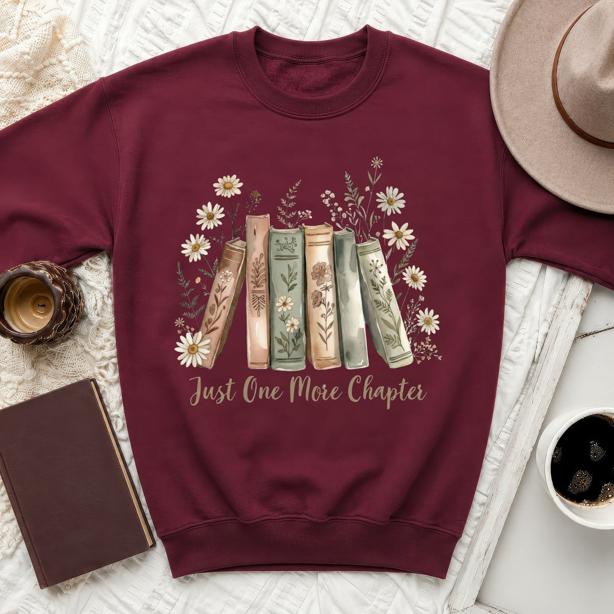 Daisies Books Sweatshirt