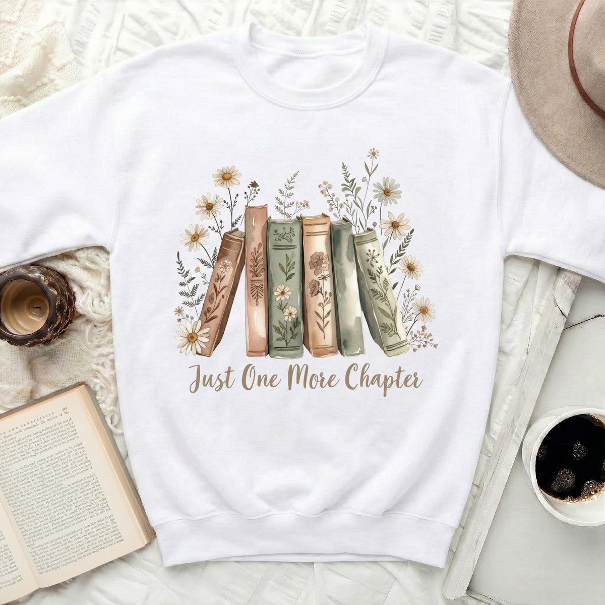 Daisies Books Sweatshirt