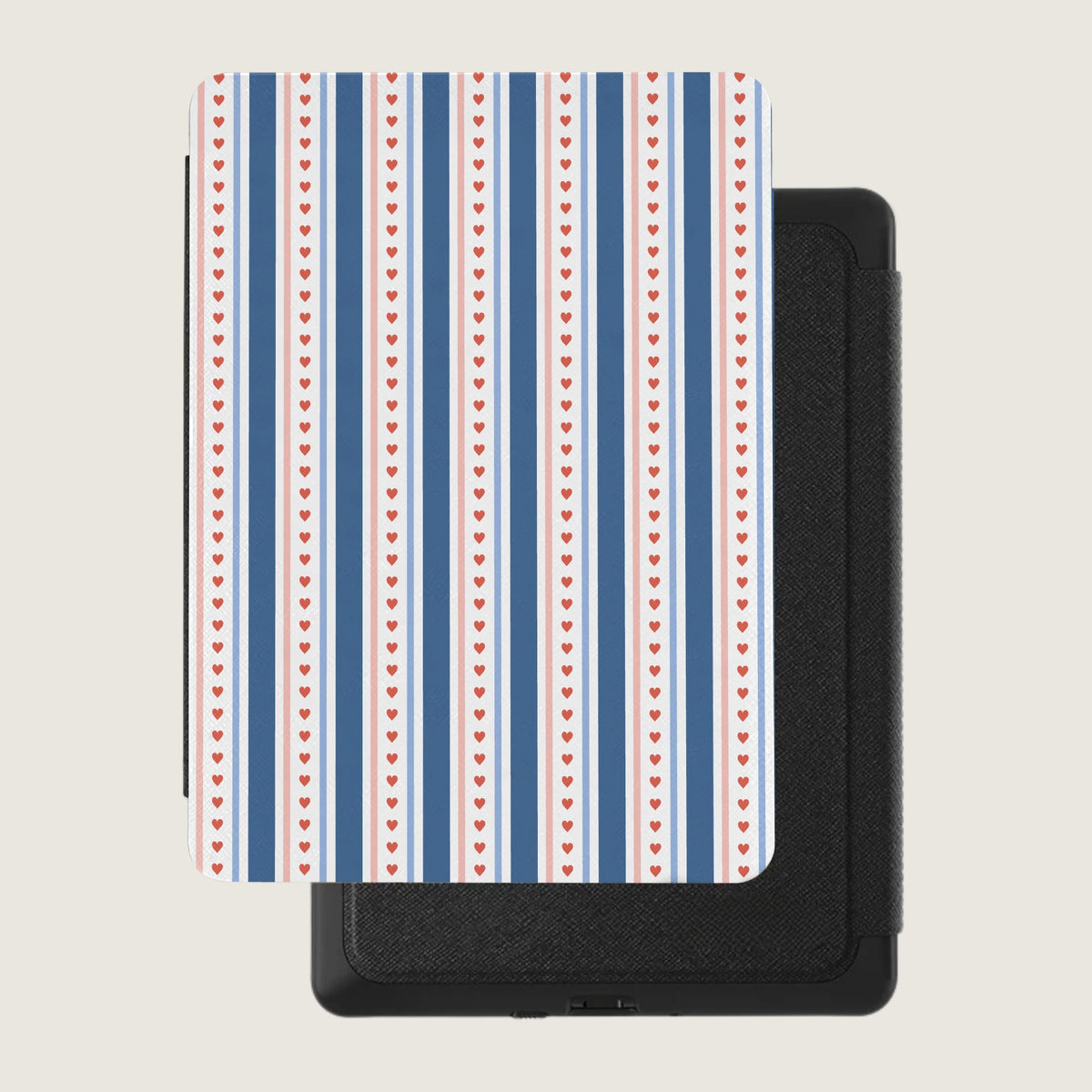 Heart Stripes Kindle Case
