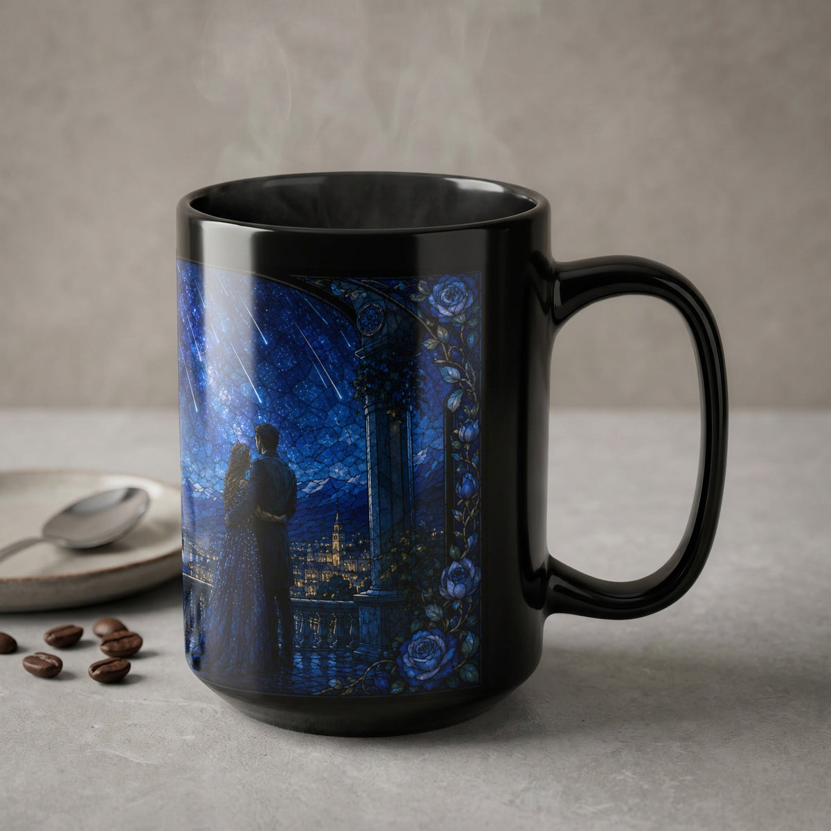 Rhys and Feyre Stained Glass Mug