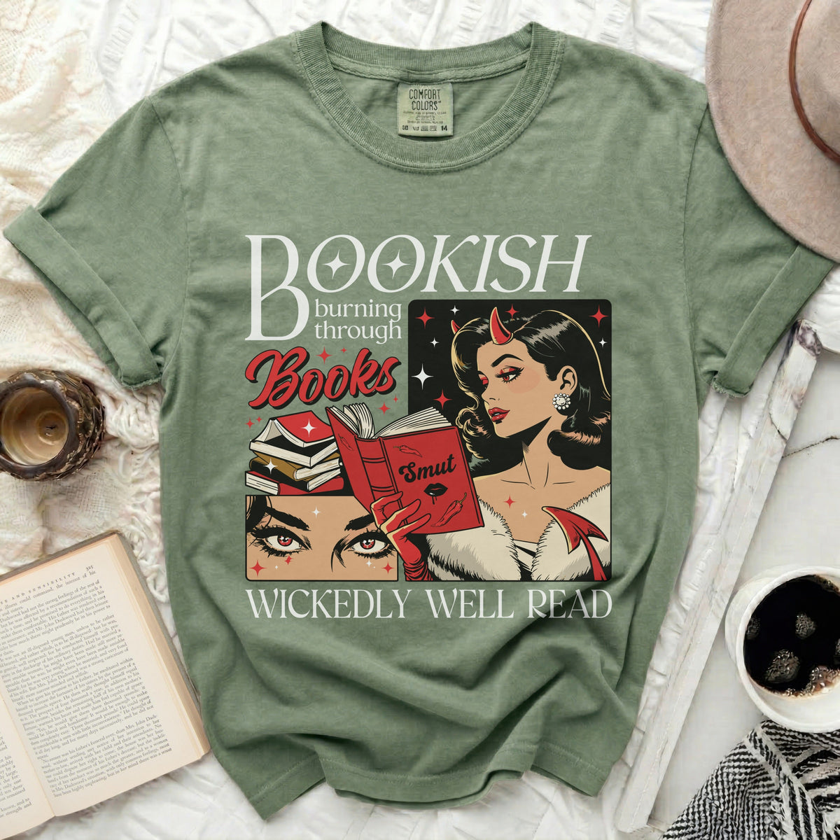 Wicked Smut Reader Pin-Up Tee