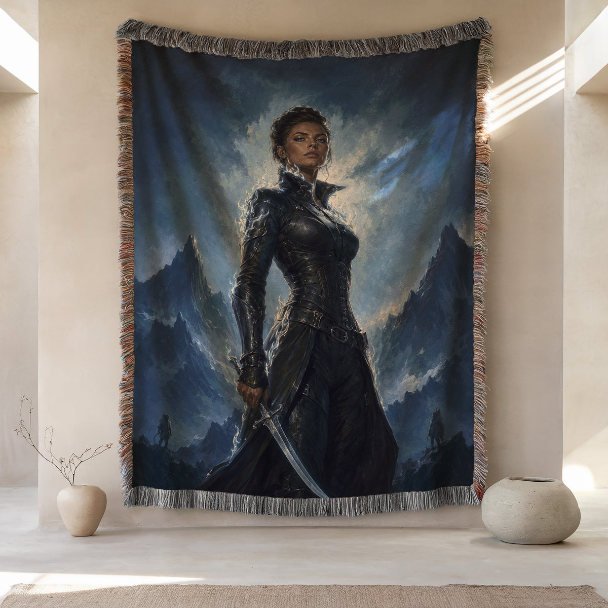 Night Sky Woven Throw Blanket