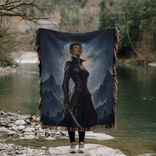 Night Sky Woven Throw Blanket