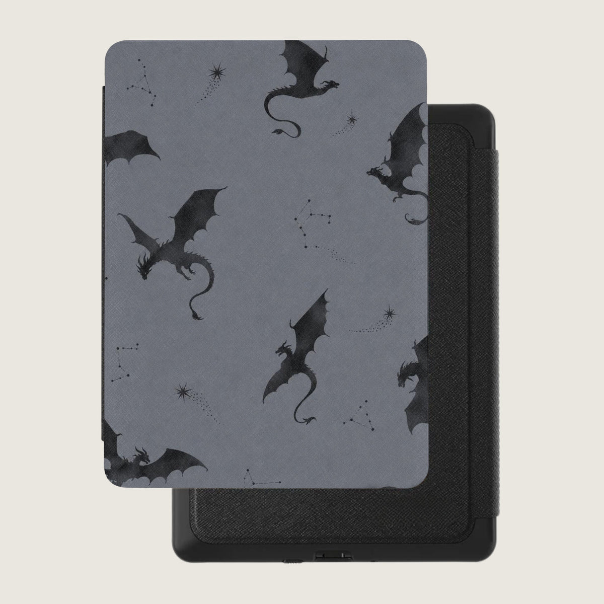 Grey Fourth Wing Kindle Case