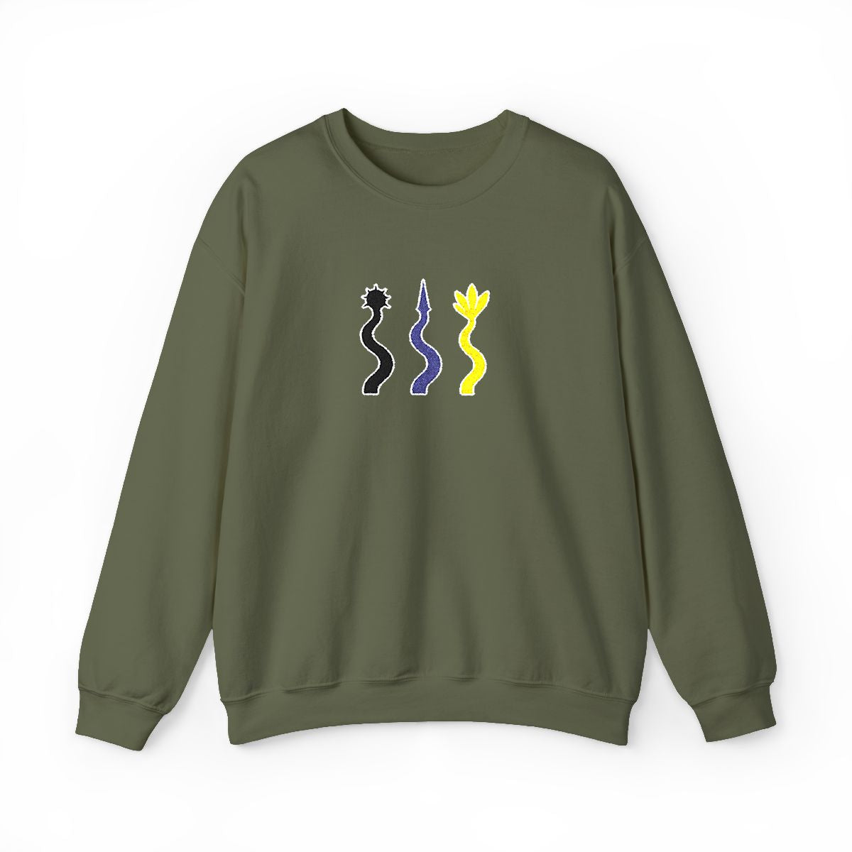 Dragon Tails Embroidered Sweatshirt