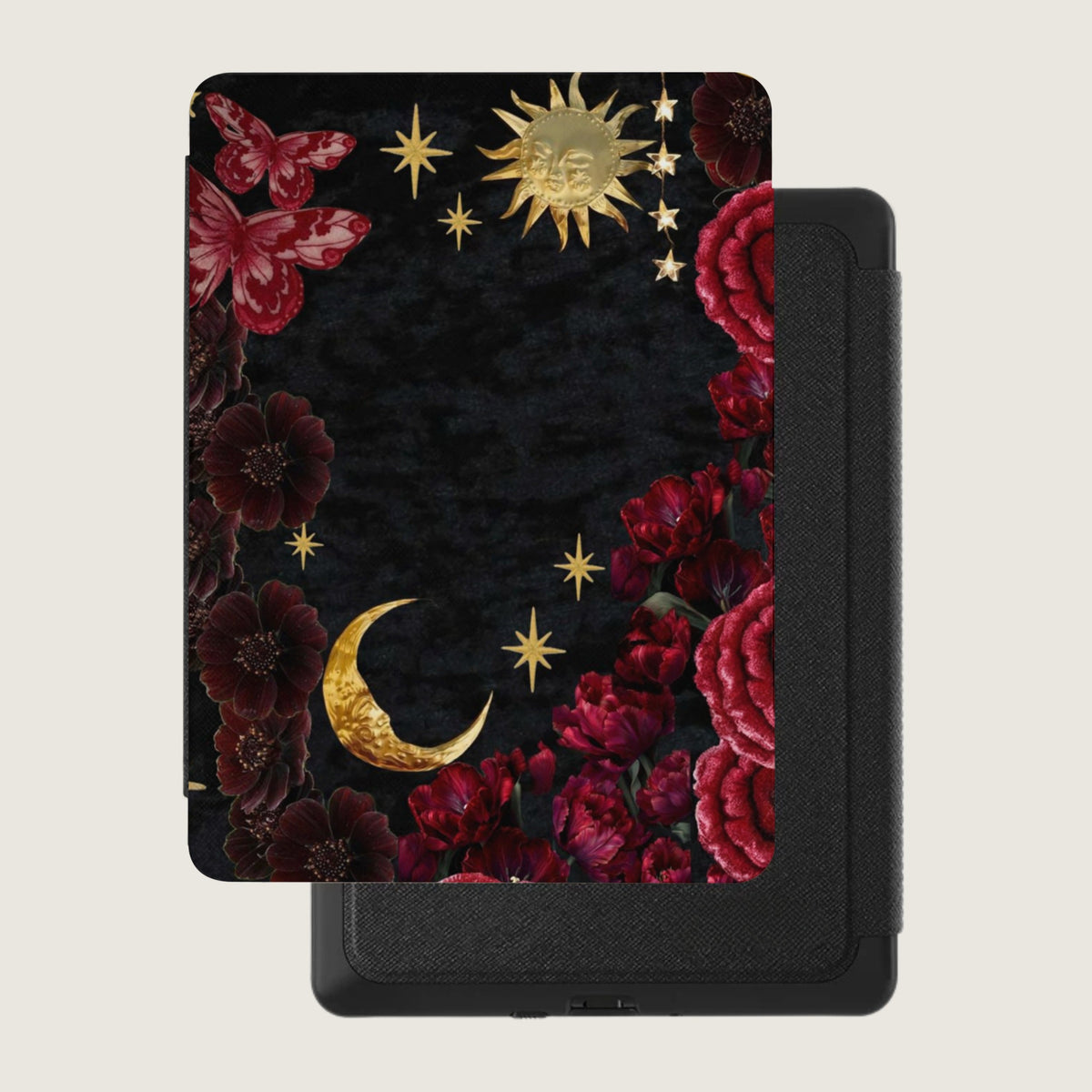 Enchanted Crimson Night Kindle Case