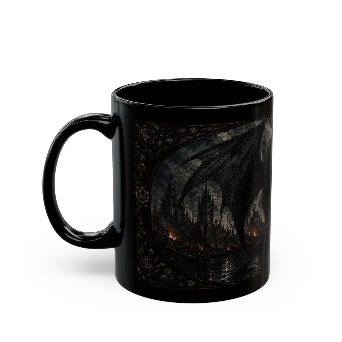 Violet and Tarin Stained Glass Mug