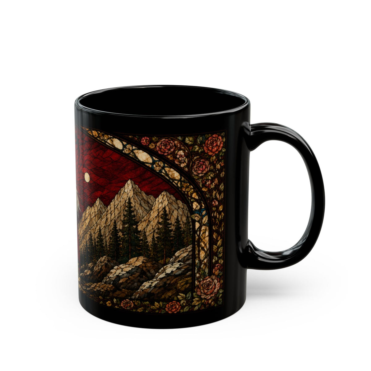 Manon Stained Glass Art Mug