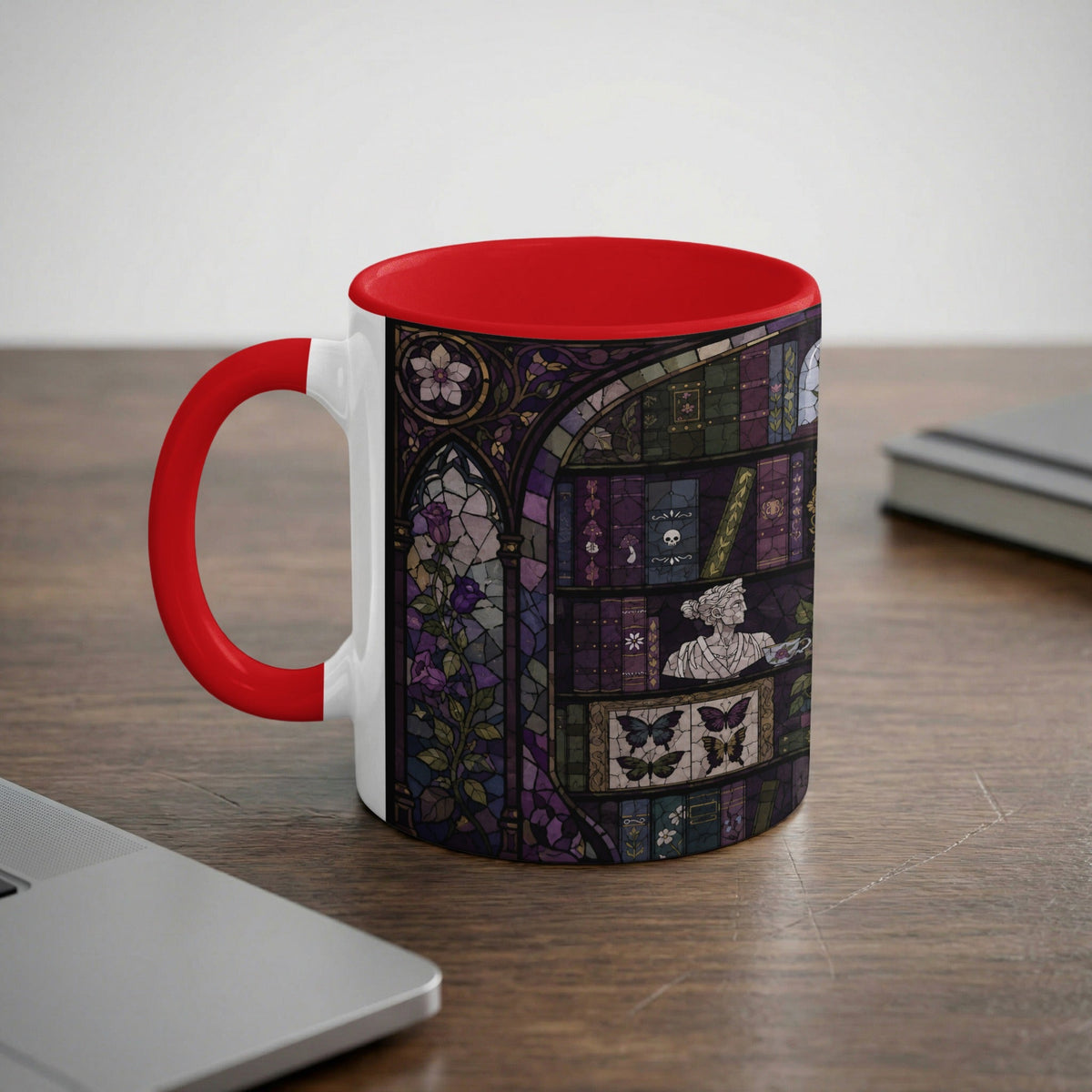 Enchanted Library Stained Glass Mug