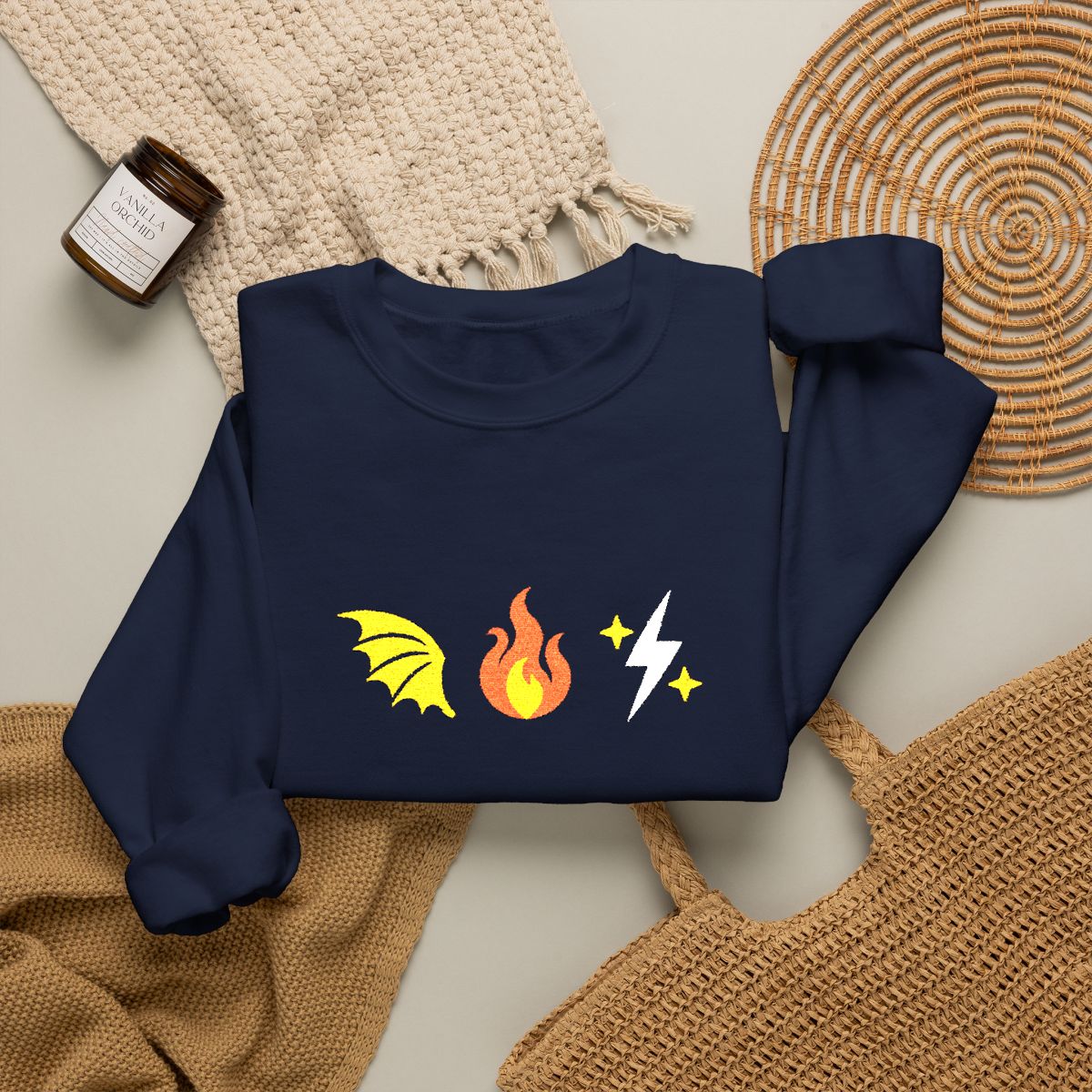 Empyrean Verse Embroidered Sweatshirt