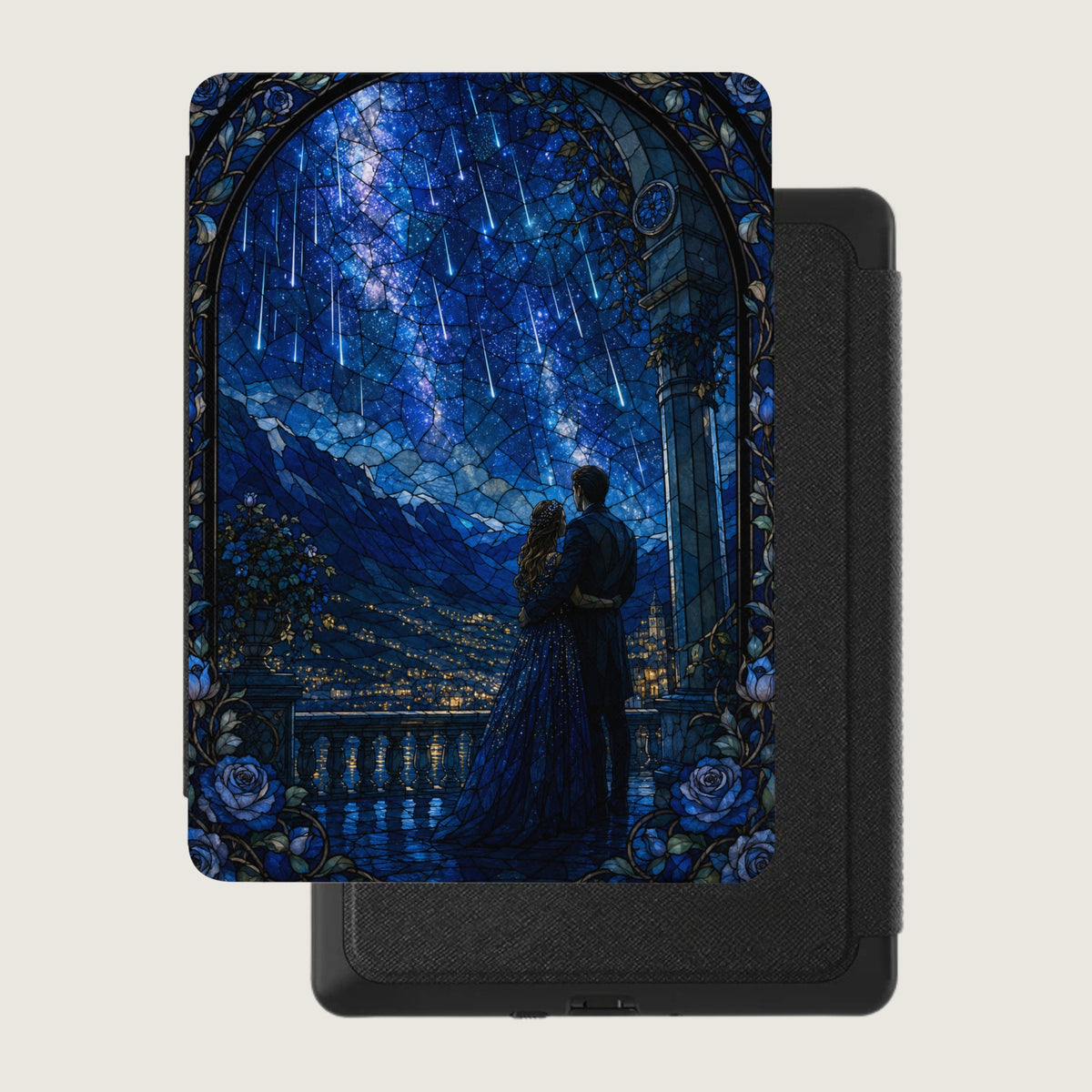 Starlight Stained Glass Kindle Case