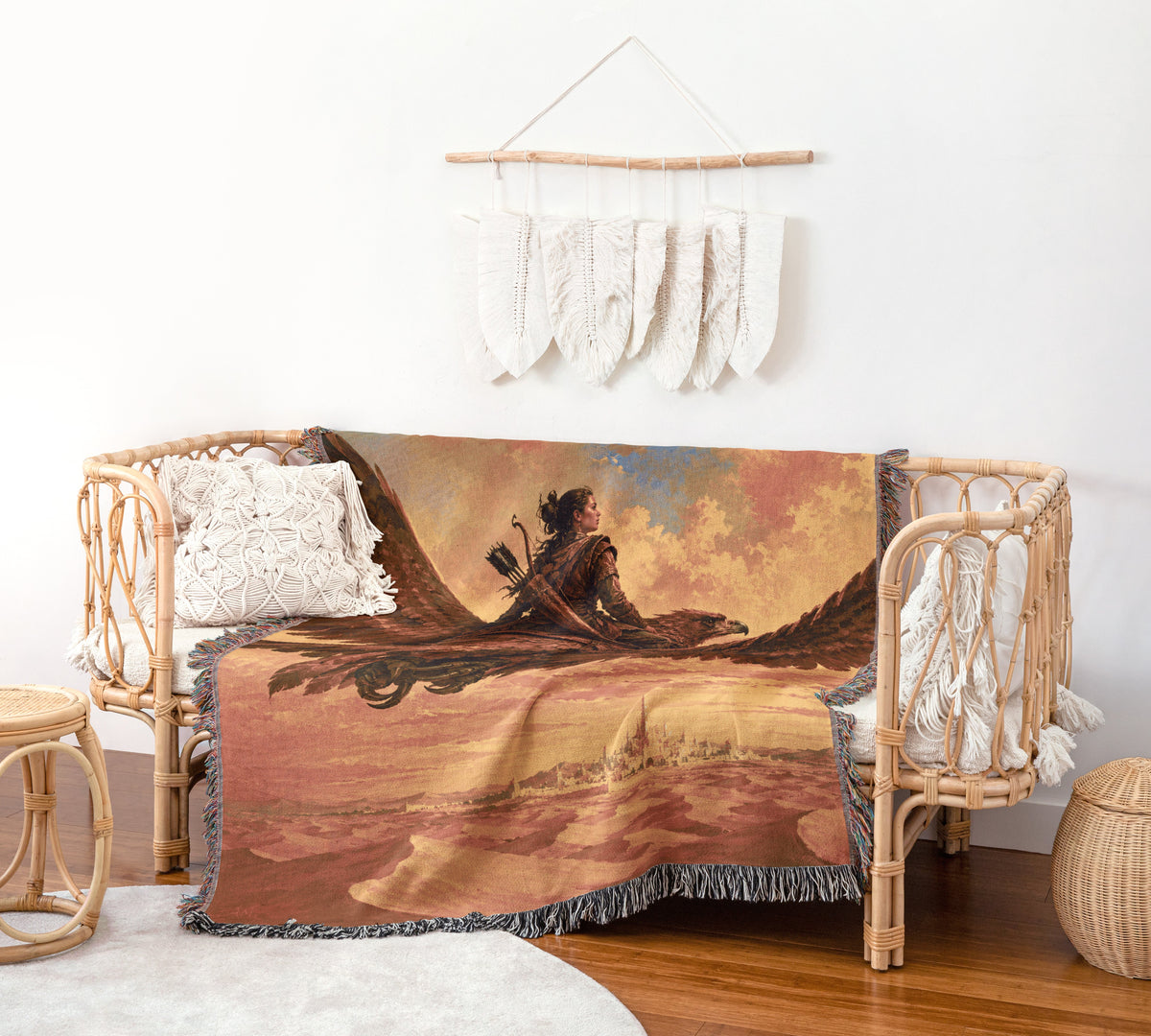 The Rukhin Woven Throw Blanket