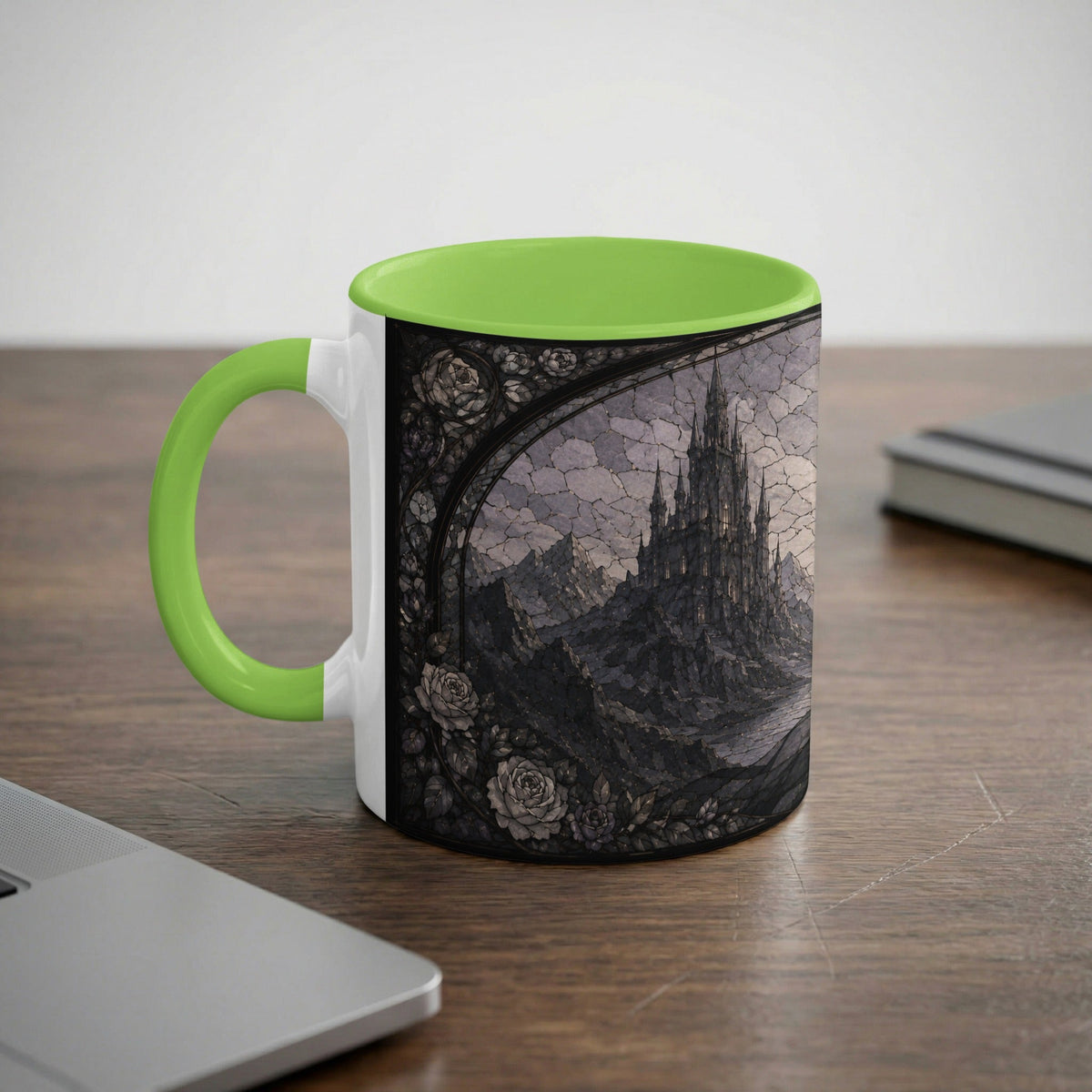 Assassin & Stag Stained Glass Mug