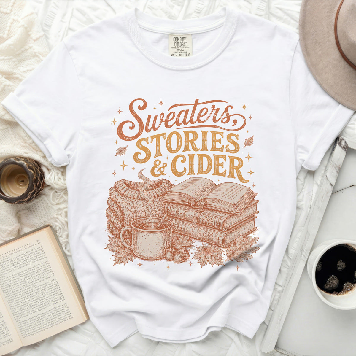 Sweaters, Stories & Cider Tee