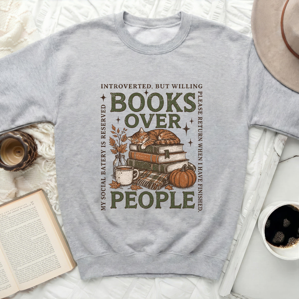Books Over People Sweatshirt
