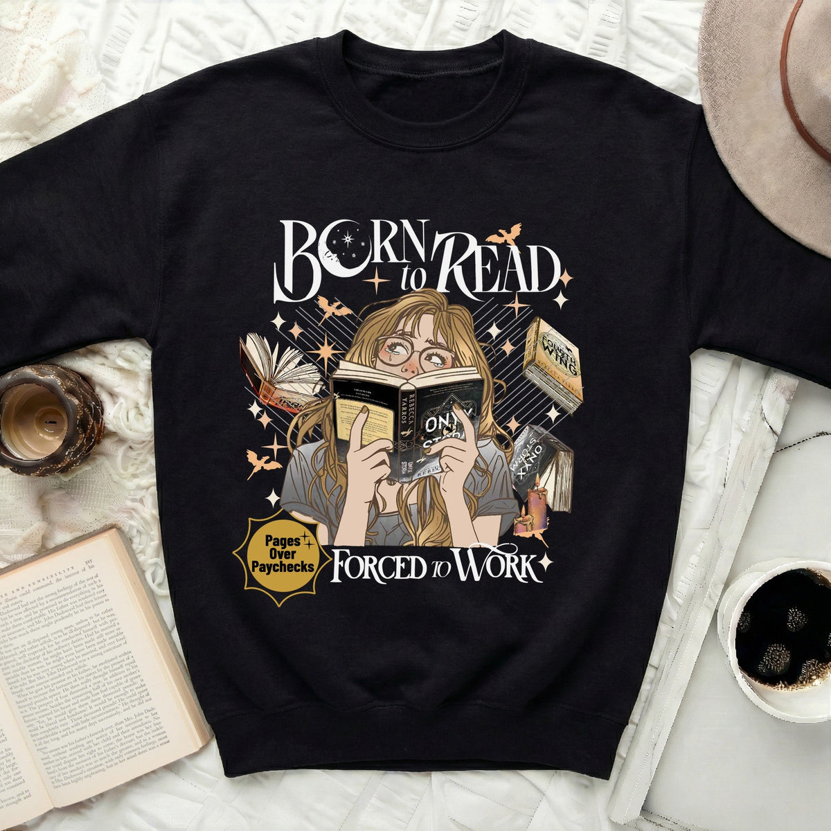 FW Born to Read Sweatshirt