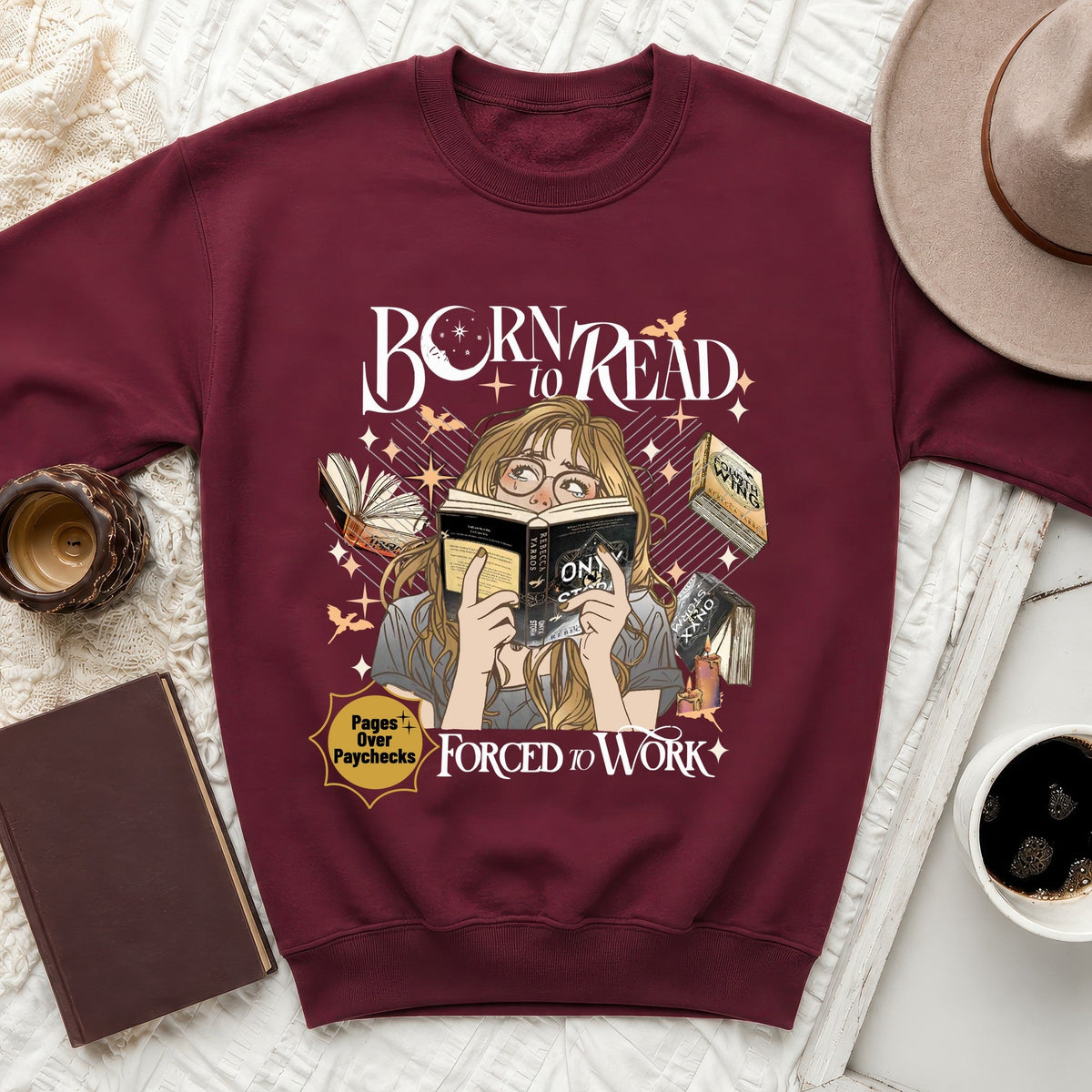 FW Born to Read Sweatshirt