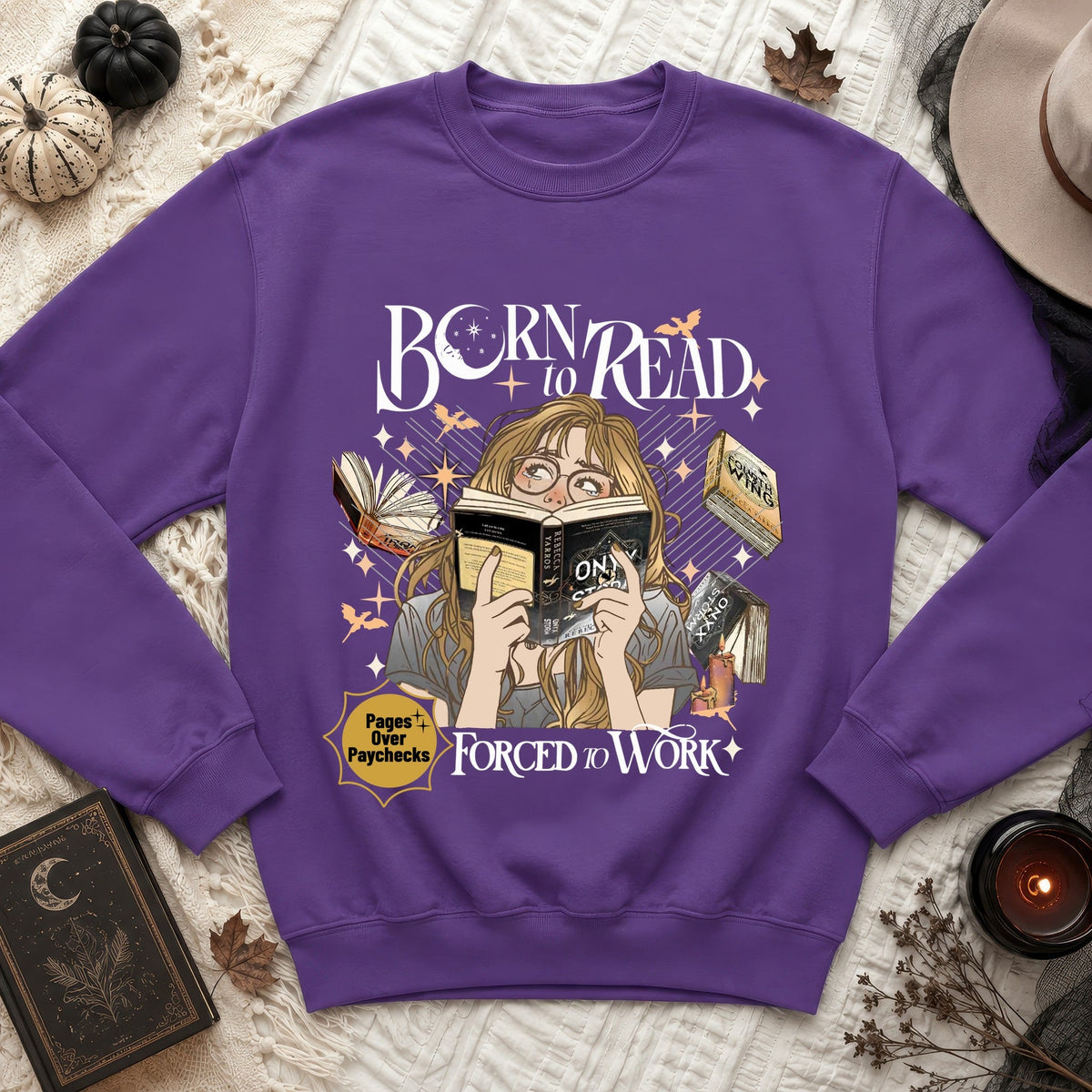 FW Born to Read Sweatshirt