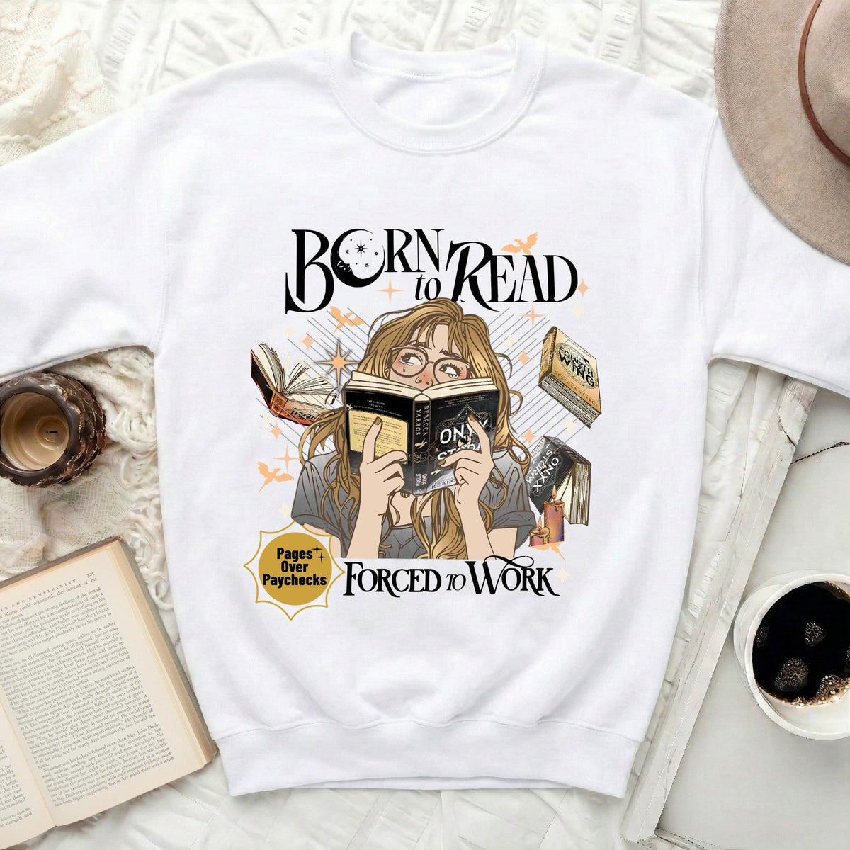 FW Born to Read Sweatshirt