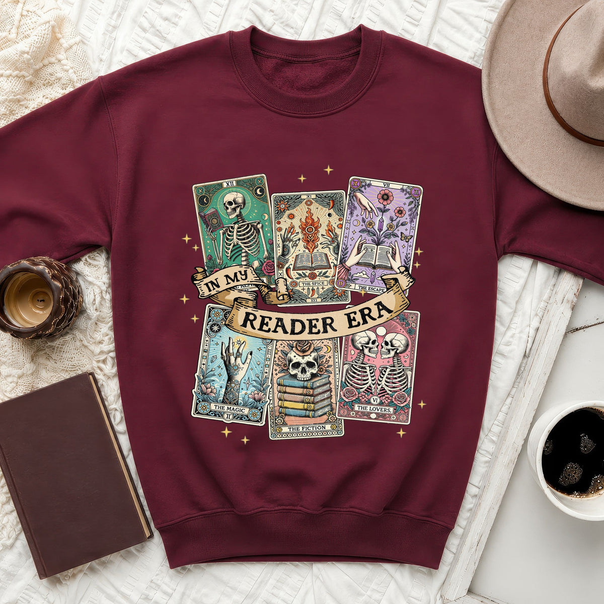 Halloween Tarot Book Club Sweatshirt
