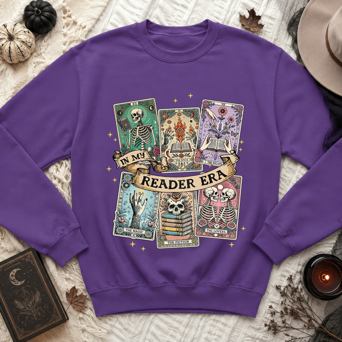 Halloween Tarot Book Club Sweatshirt