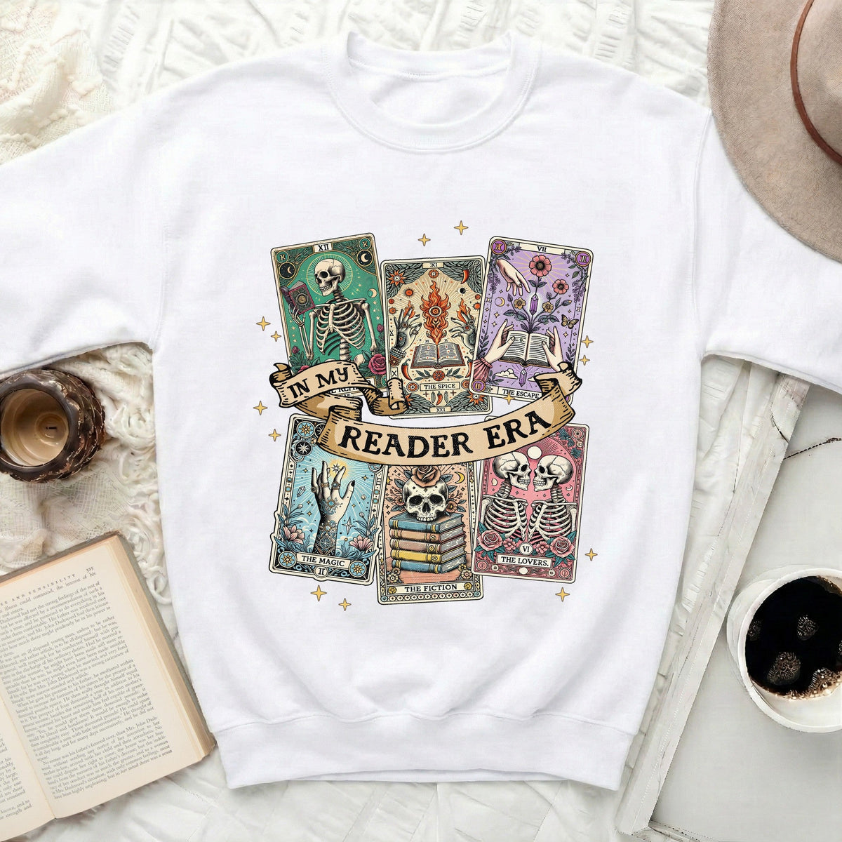 Halloween Tarot Book Club Sweatshirt