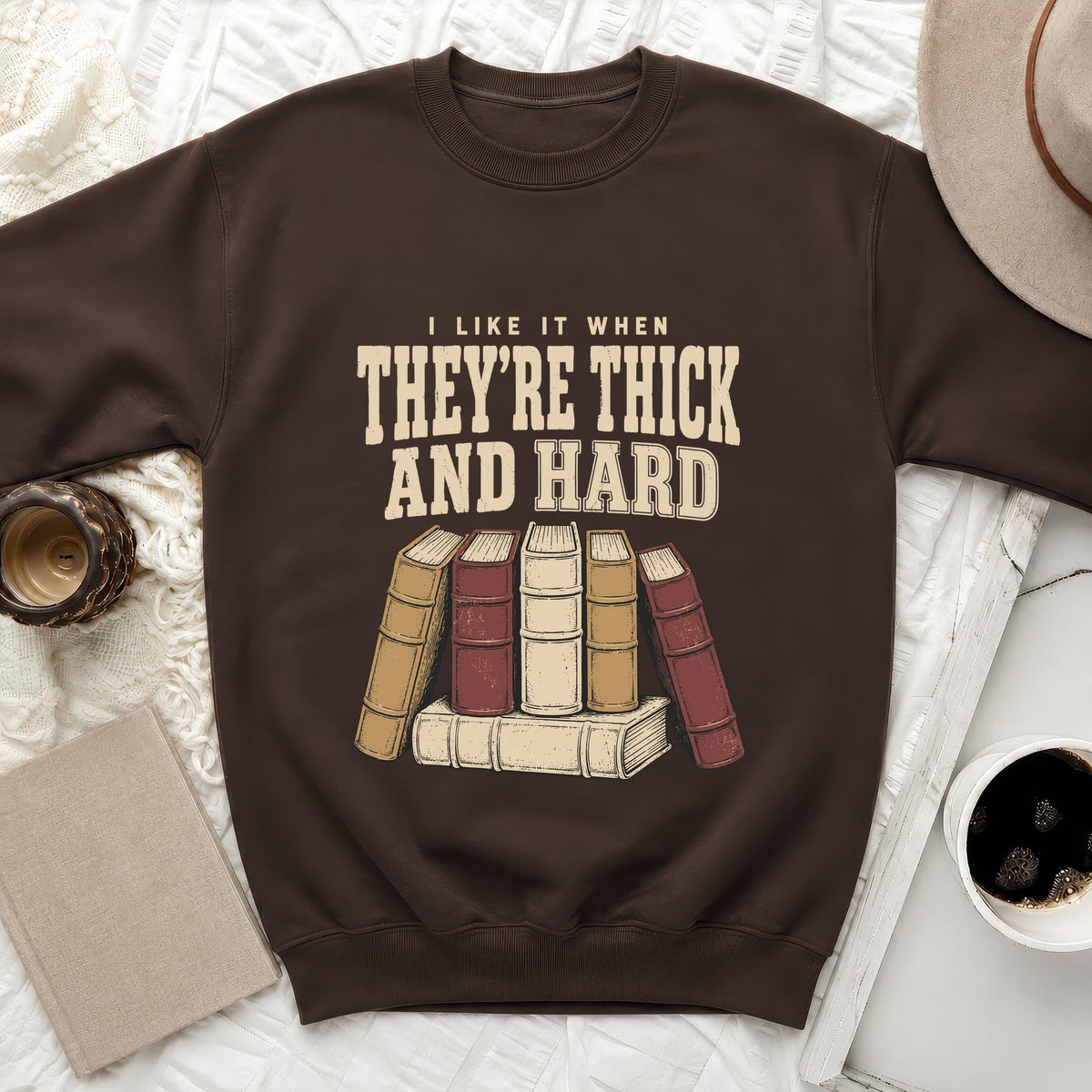 Hard Reads Humor Sweatshirt