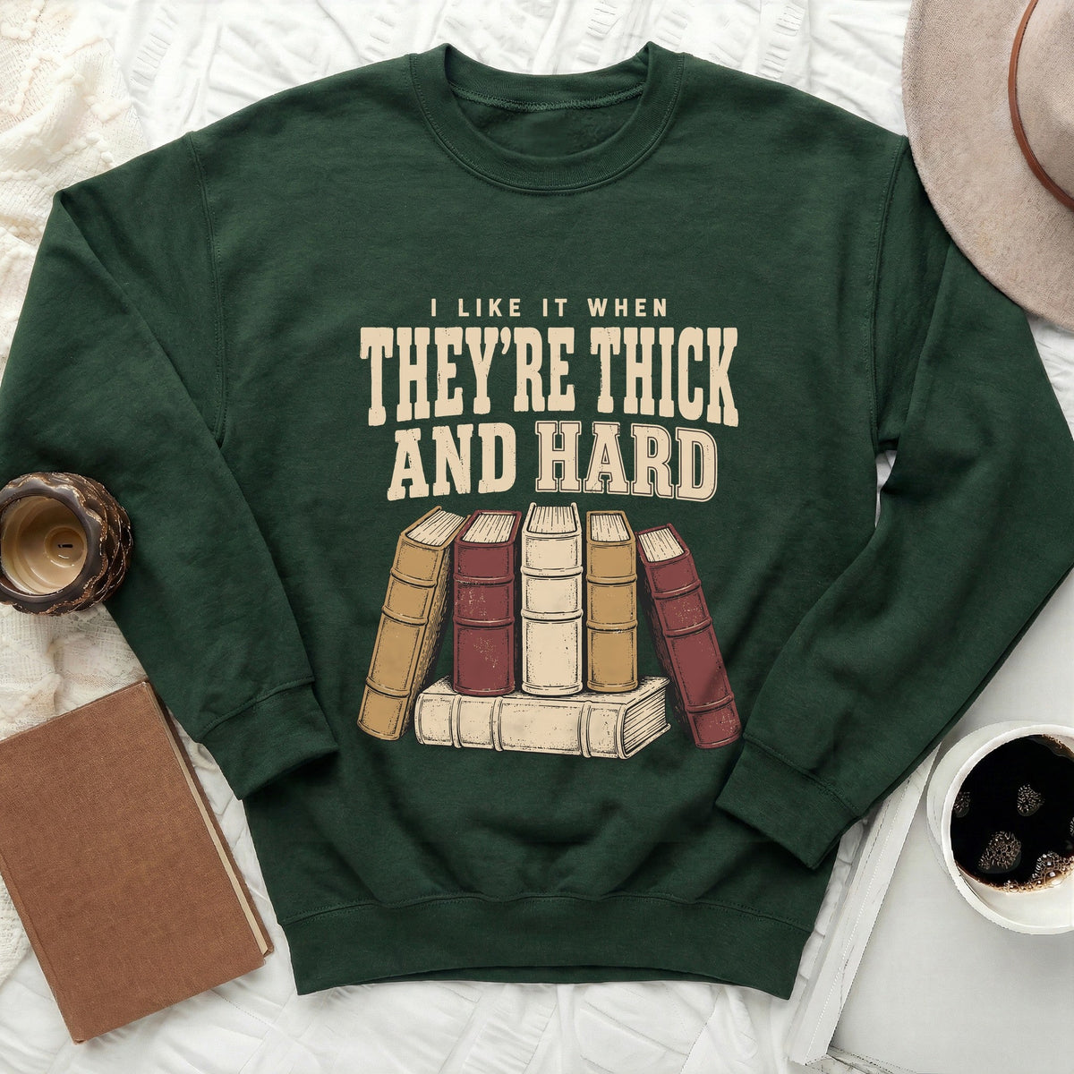 Hard Reads Humor Sweatshirt