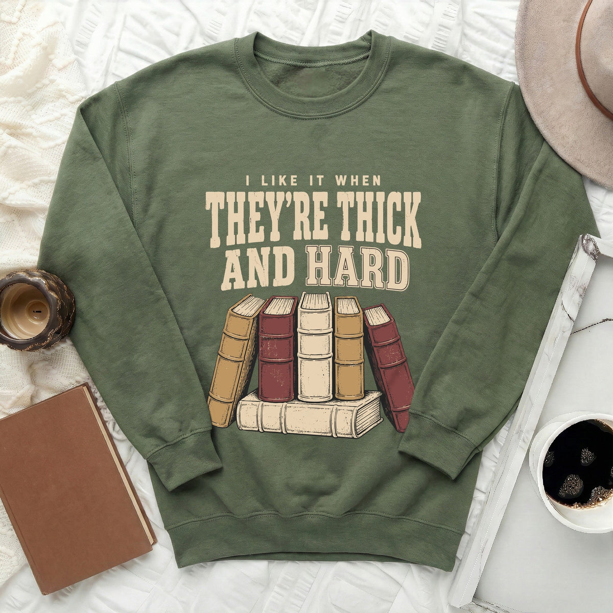 Hard Reads Humor Sweatshirt