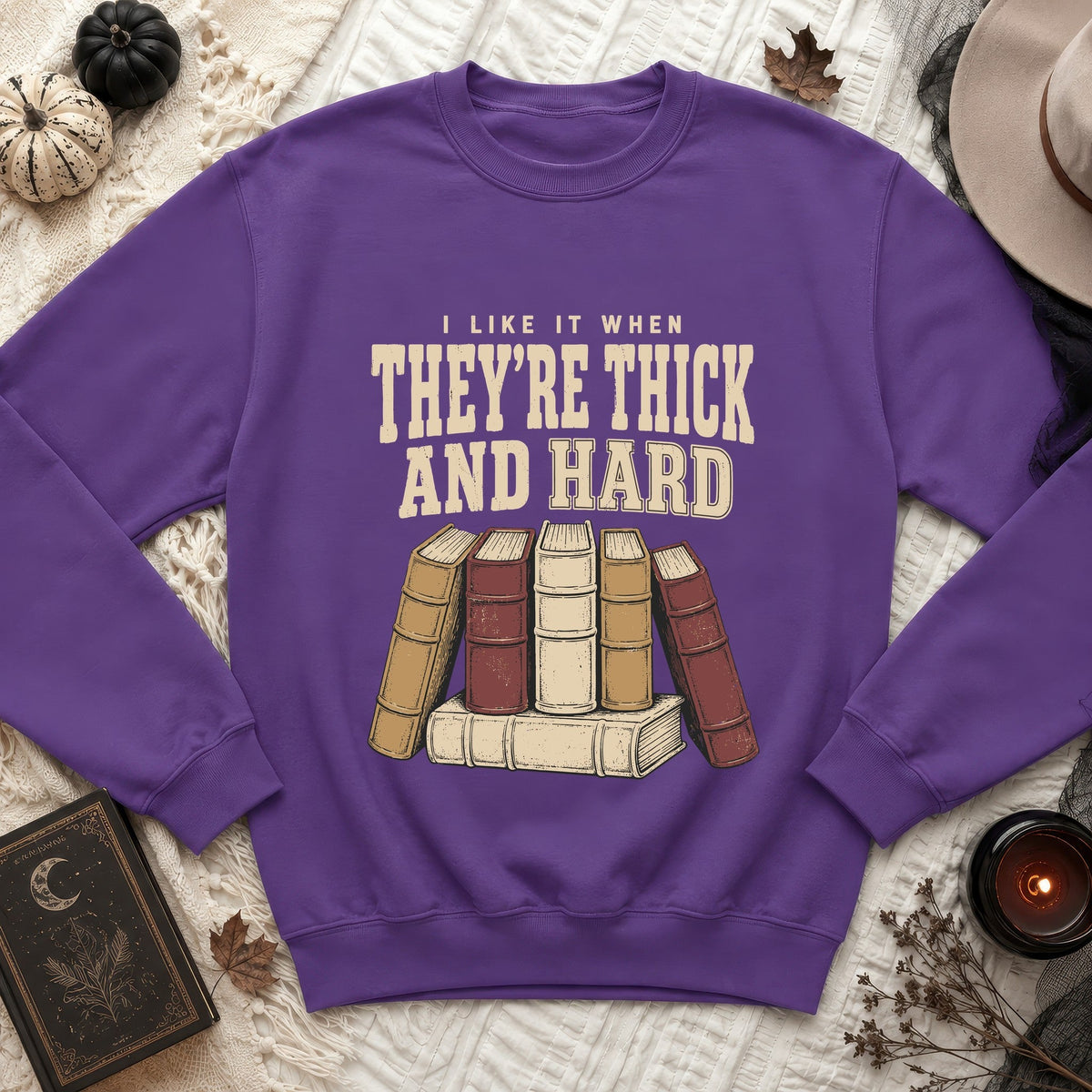 Hard Reads Humor Sweatshirt