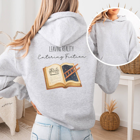 Entering Fiction Hoodie – Literary Escape Tee