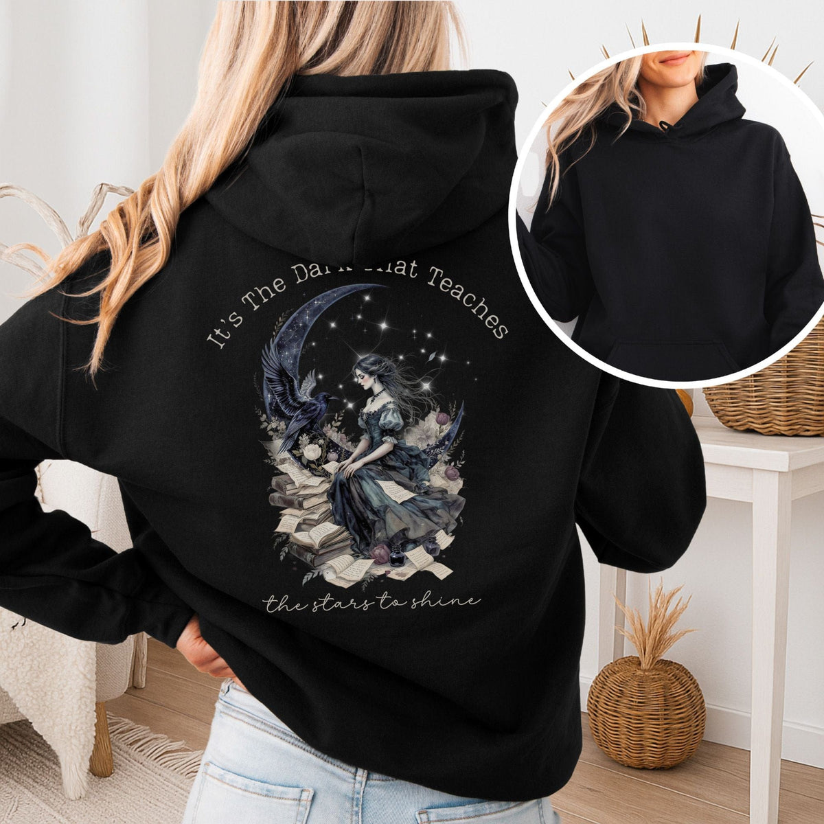 It's the Dark That Teaches the Stars to Shine Poe Inspired Hoodie