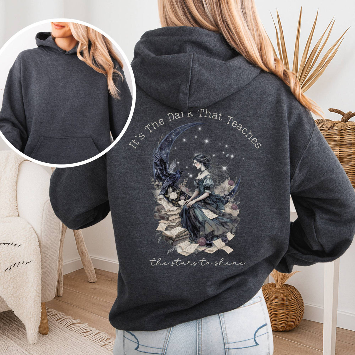 It's the Dark That Teaches the Stars to Shine Poe Inspired Hoodie