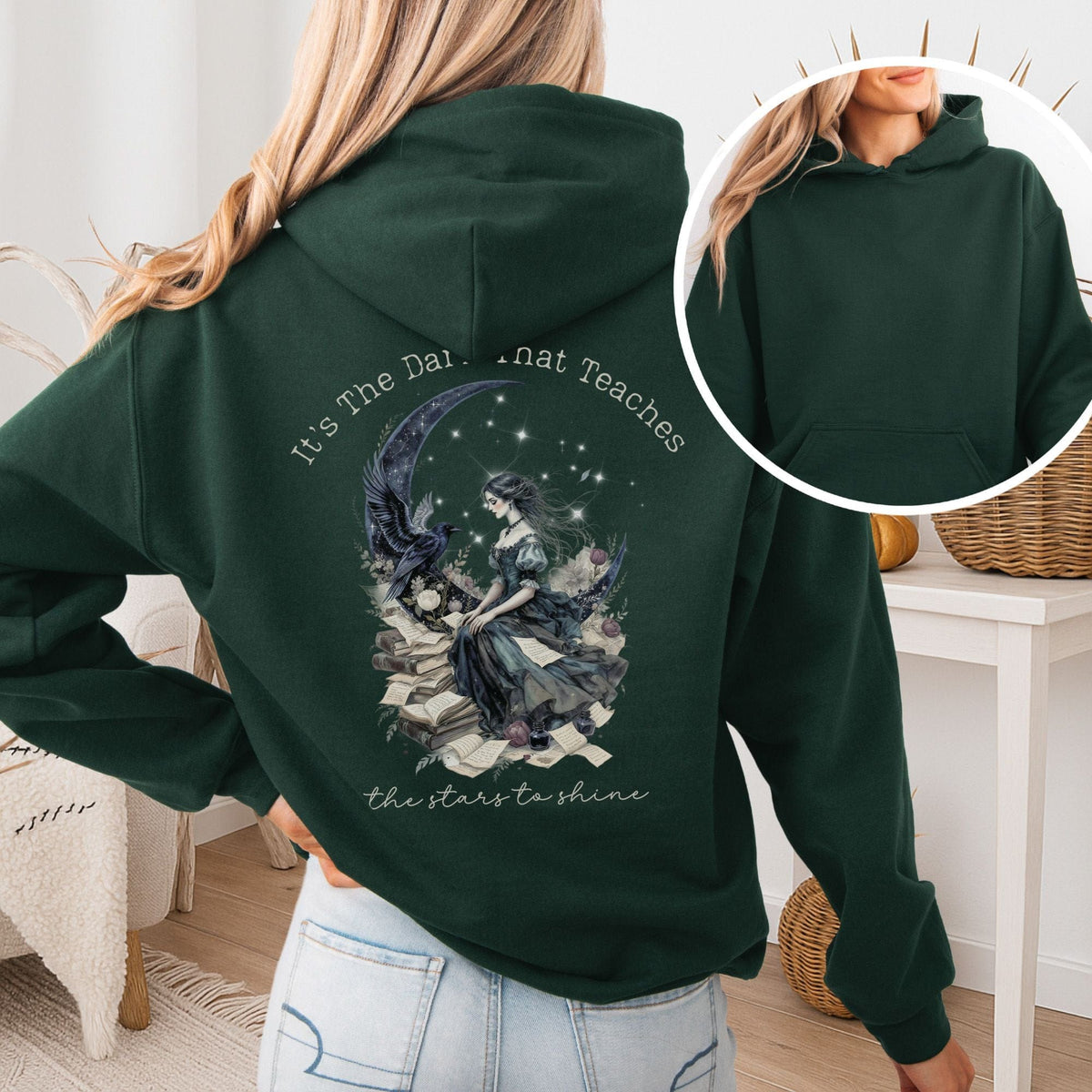 It's the Dark That Teaches the Stars to Shine Poe Inspired Hoodie