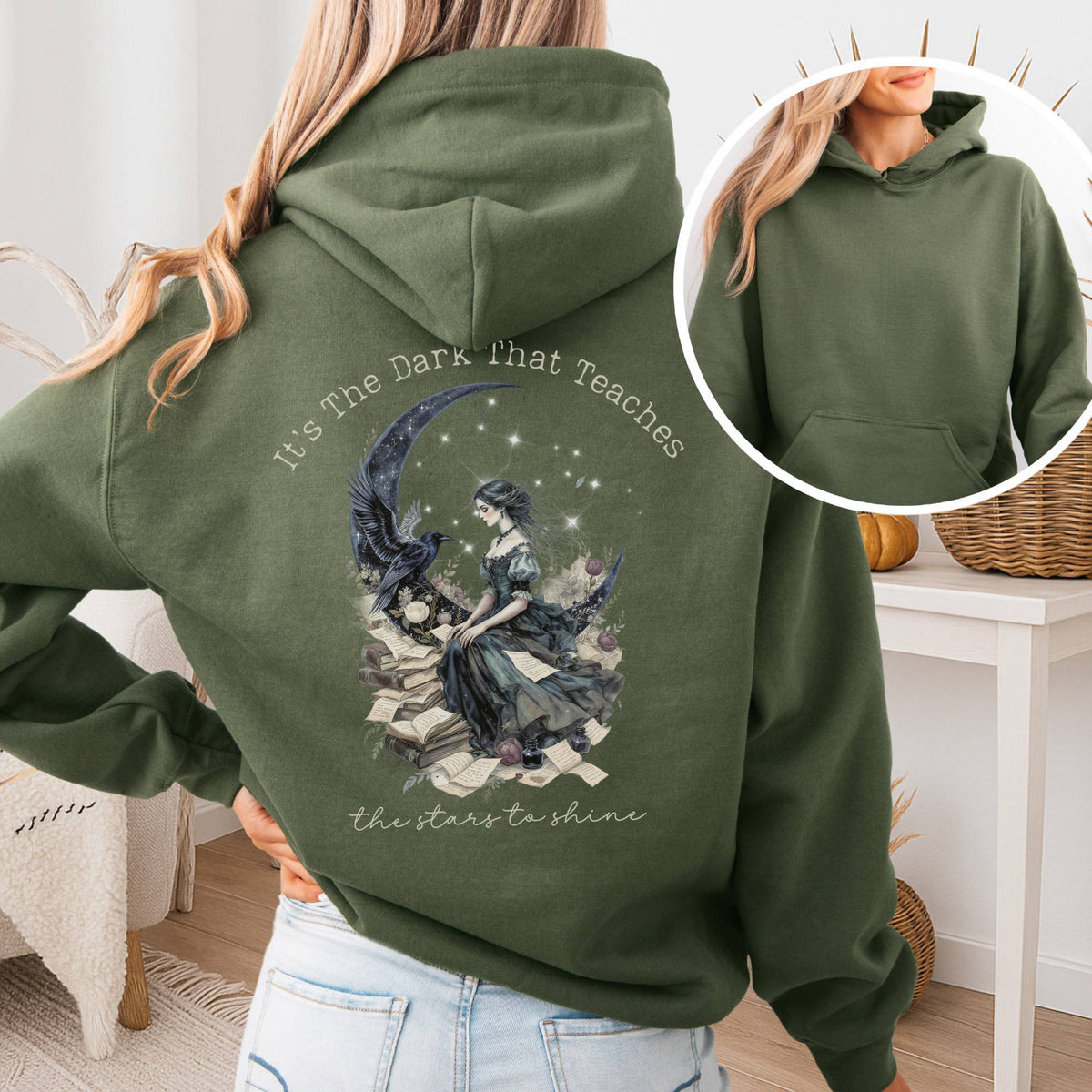 It's the Dark That Teaches the Stars to Shine Poe Inspired Hoodie