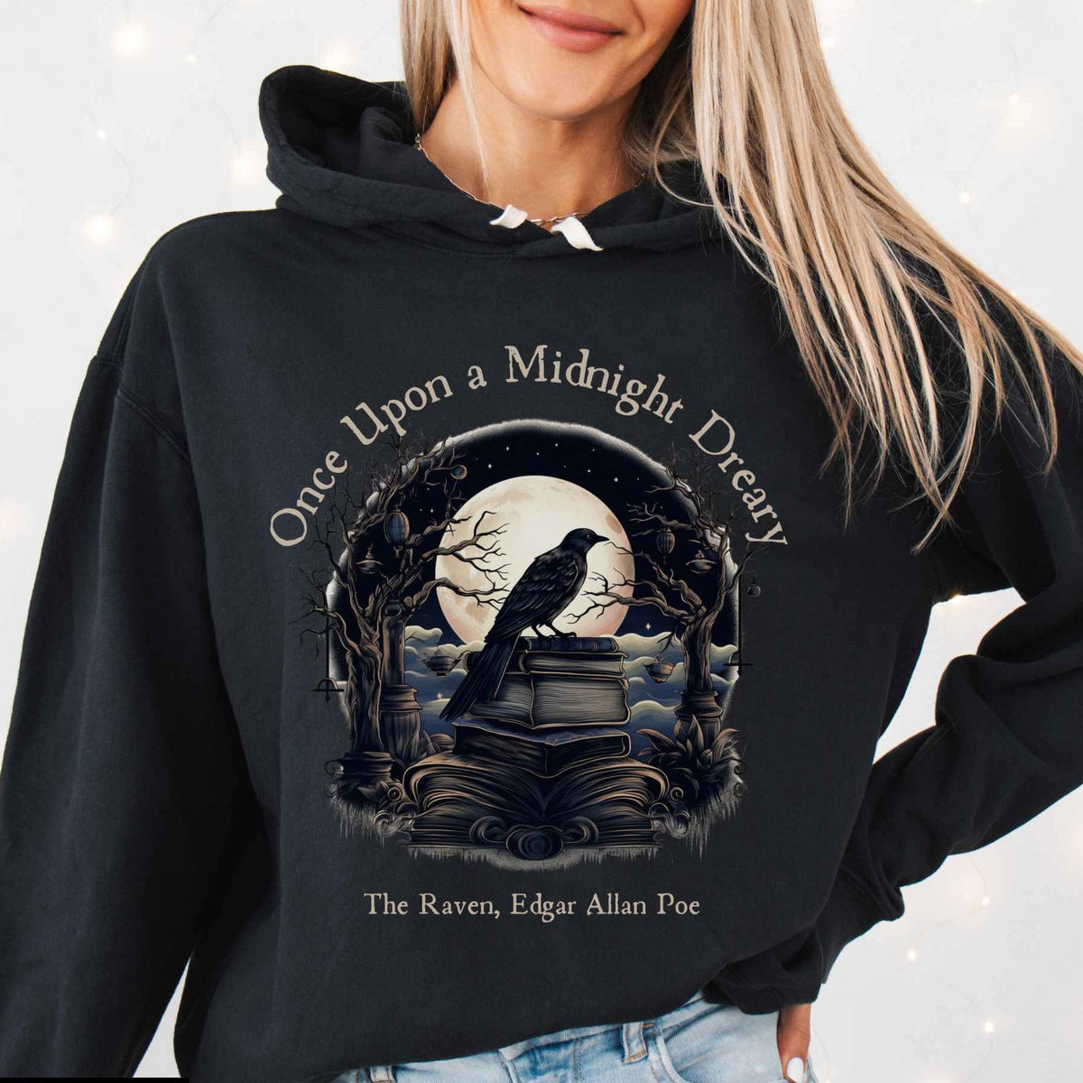 Once Upon a Midnight Dreary Hoodie