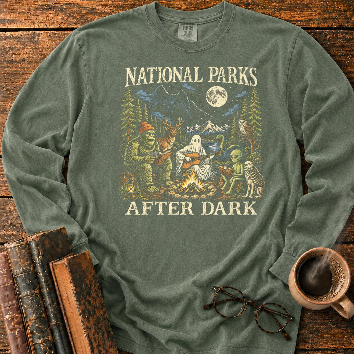 National Parks After Dark LS T-Shirt in Hemp – BooksThreads