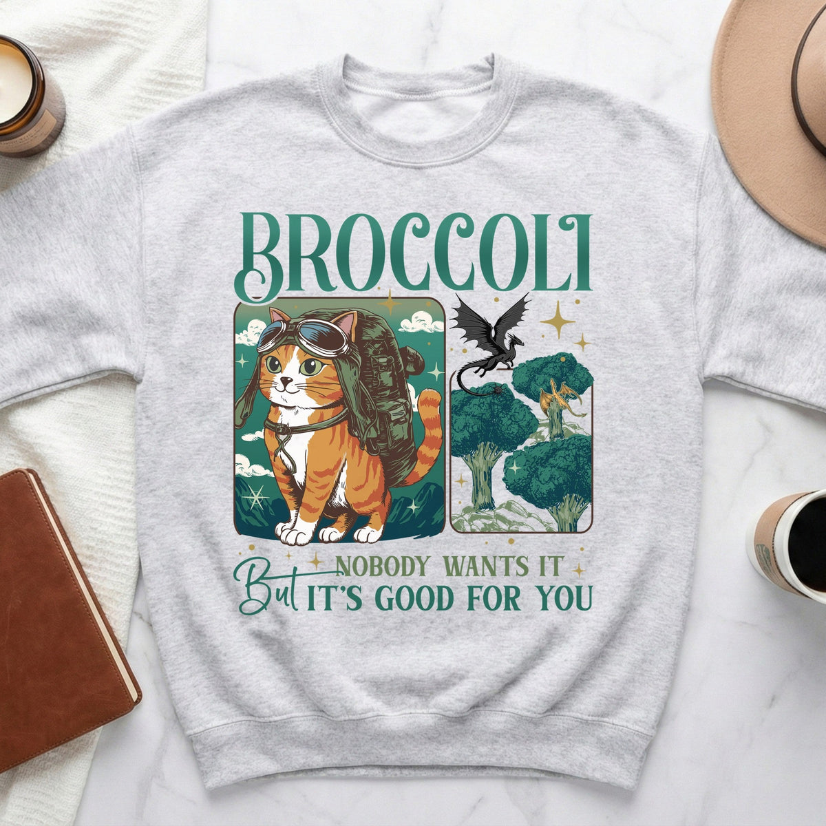 Nobody Wants Broccoli Sweatshirt