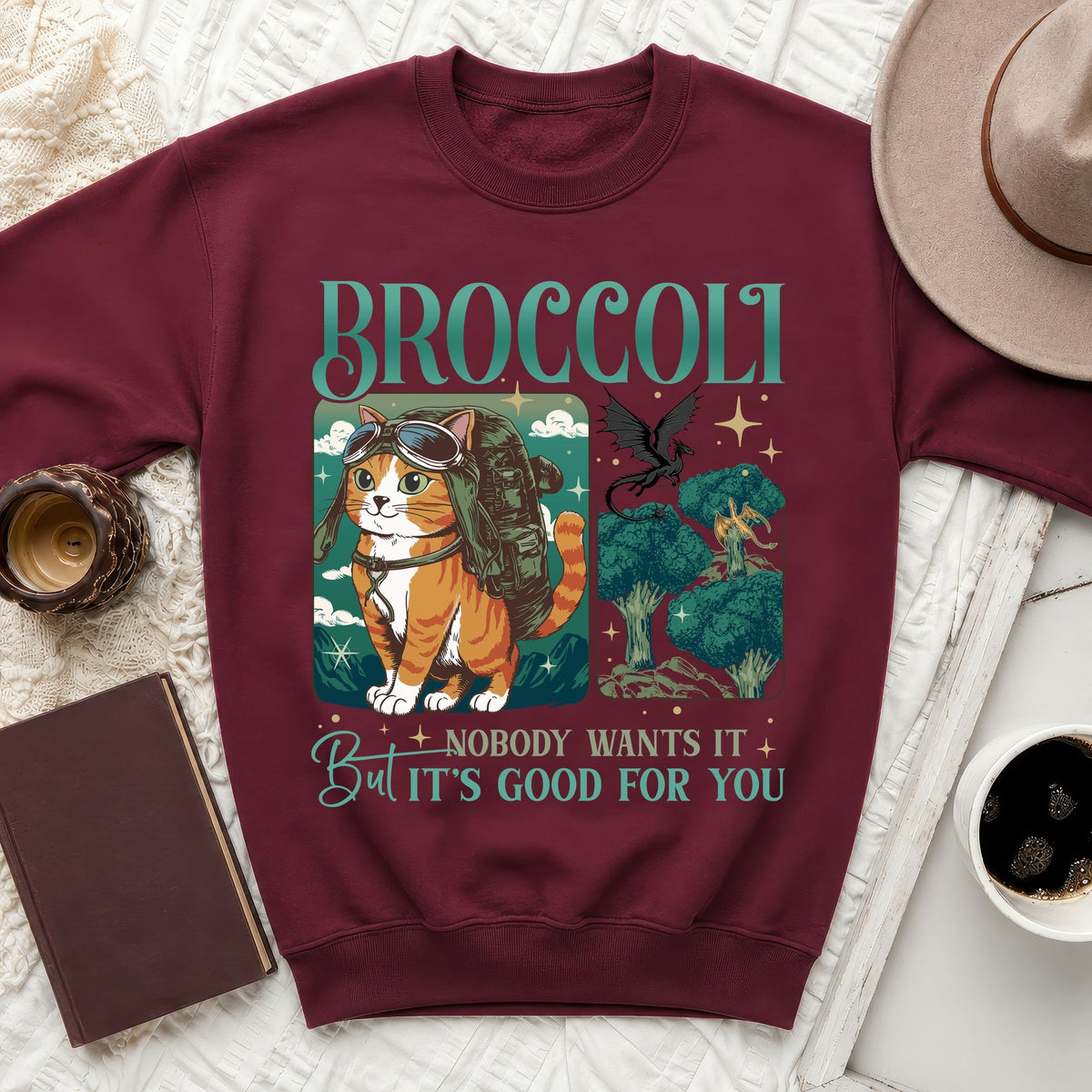 Nobody Wants Broccoli Sweatshirt
