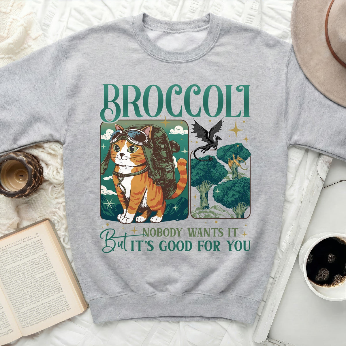Nobody Wants Broccoli Sweatshirt