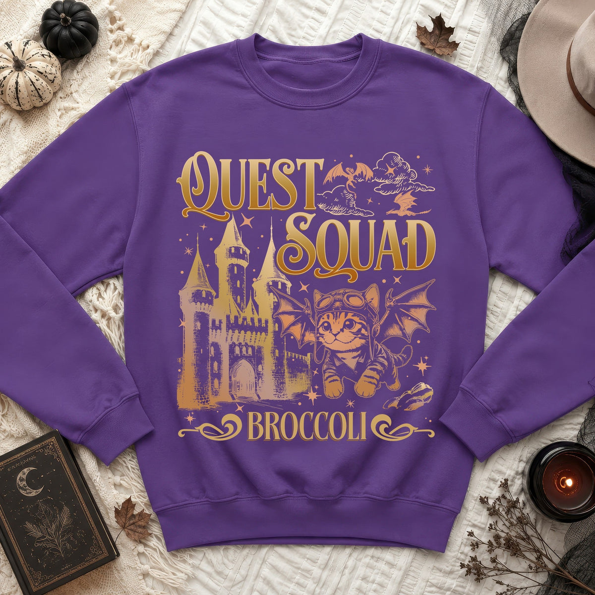Quest Squad Cat Sweatshirt