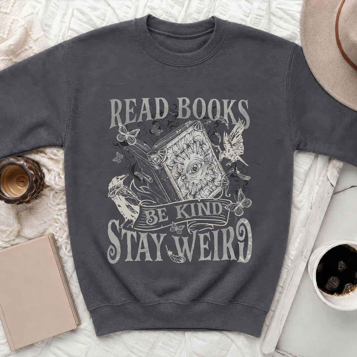 Read Books Stay Weird Sweatshirt