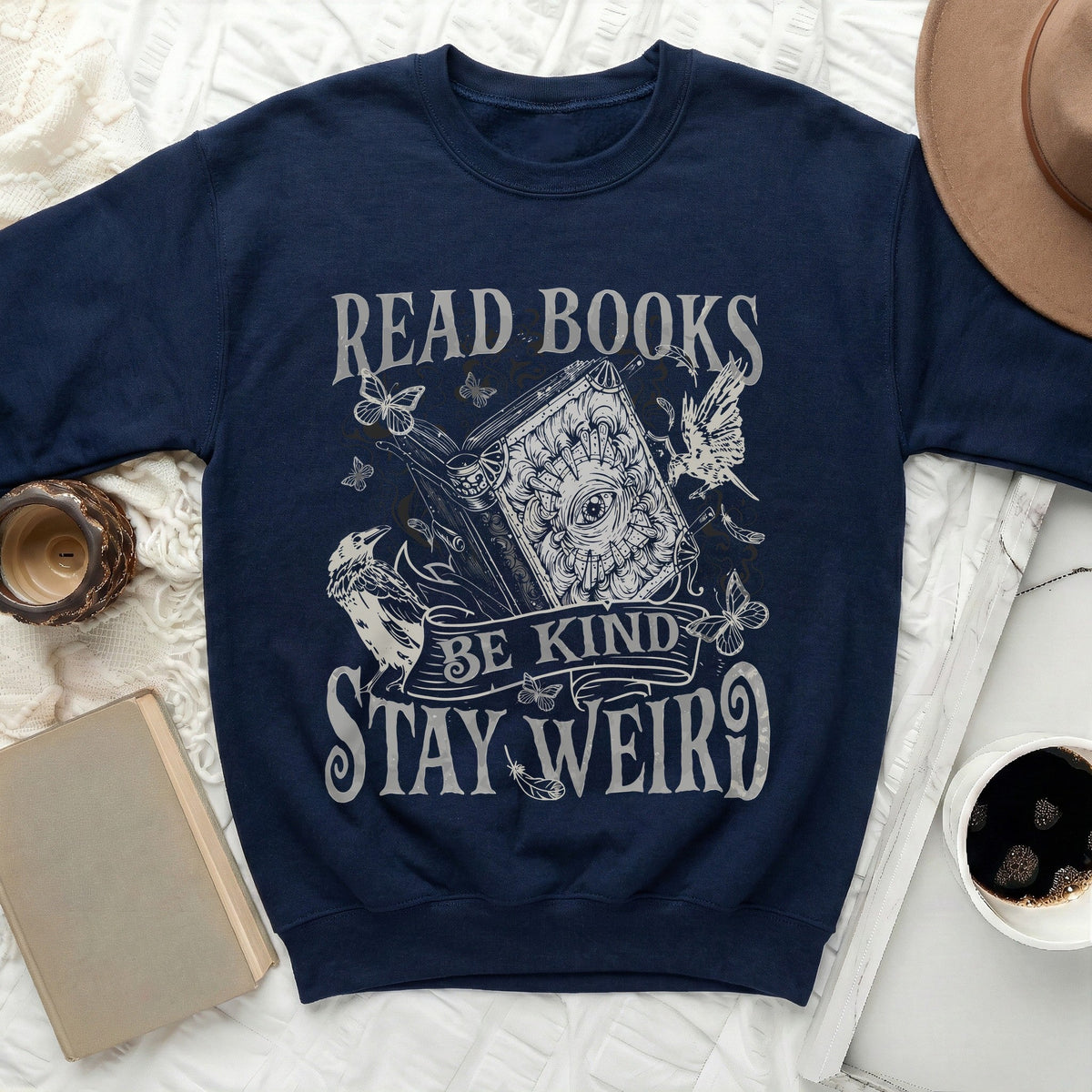 Read Books Stay Weird Sweatshirt