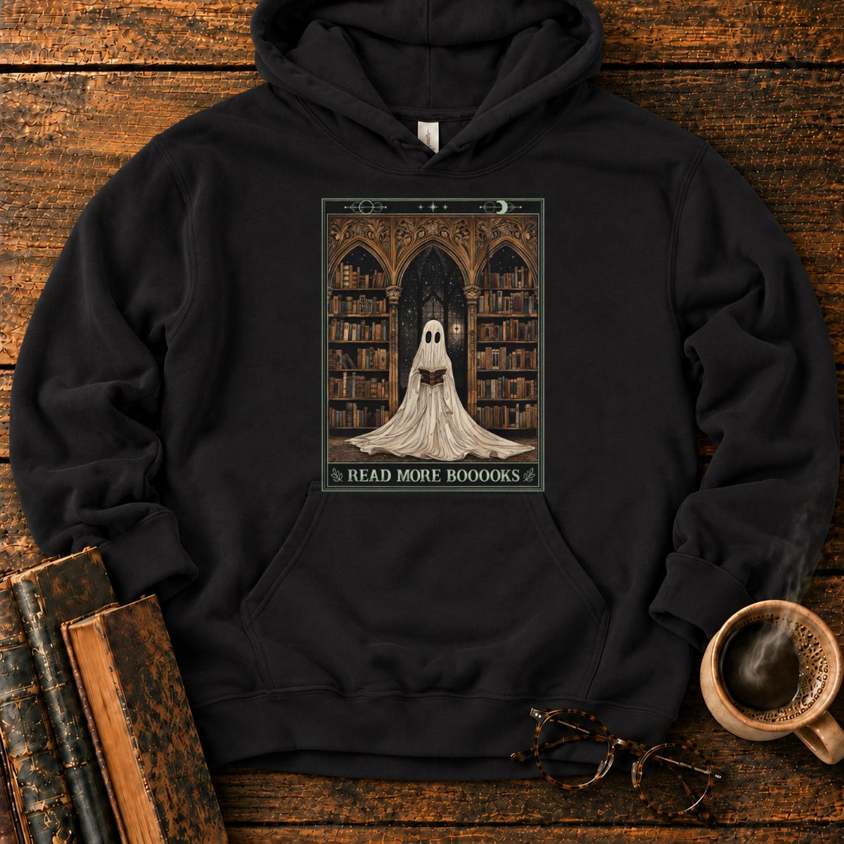 Read More Booooks Hoodie in Black – BooksThreads