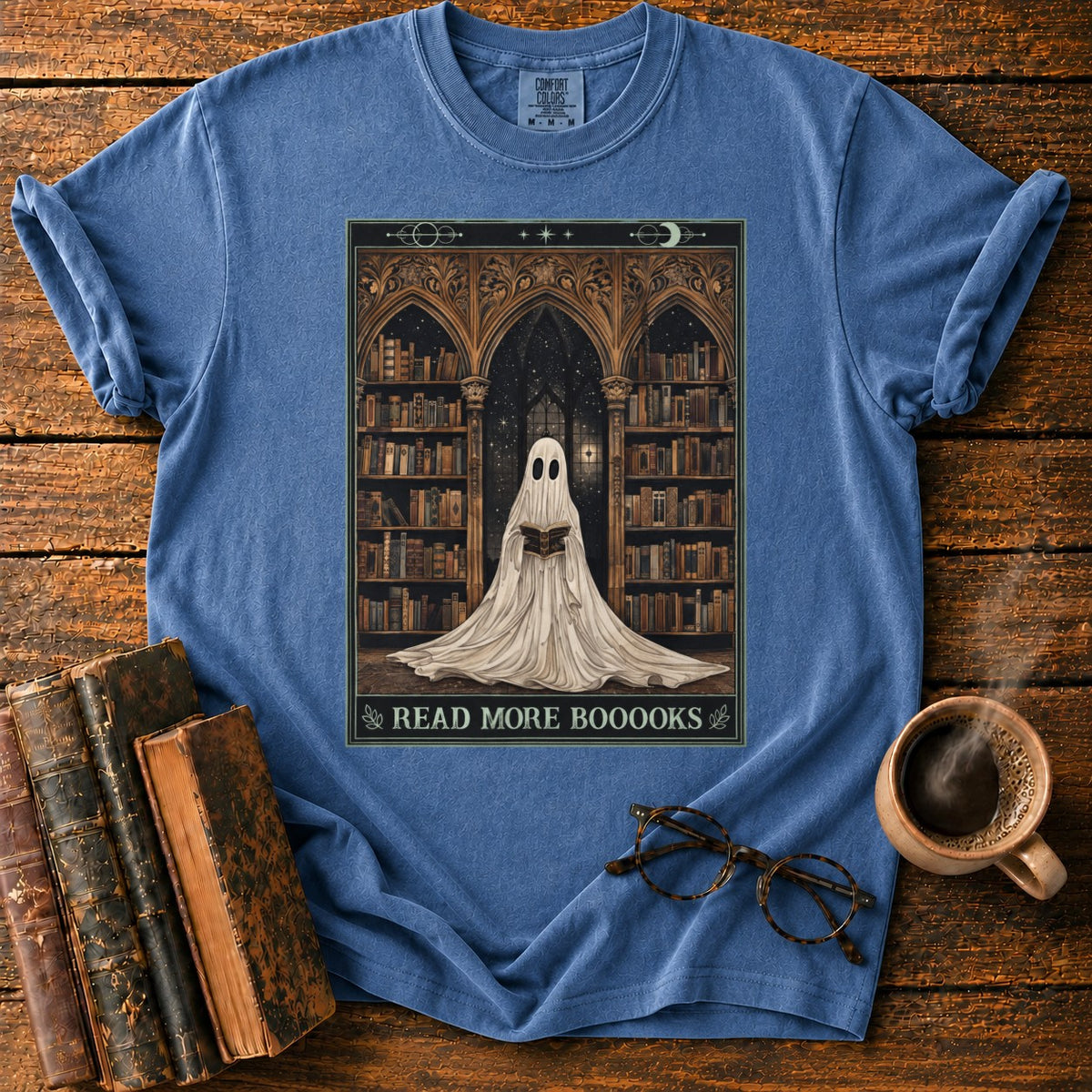 Read More Booooks T-Shirt in Denim – BooksThreads