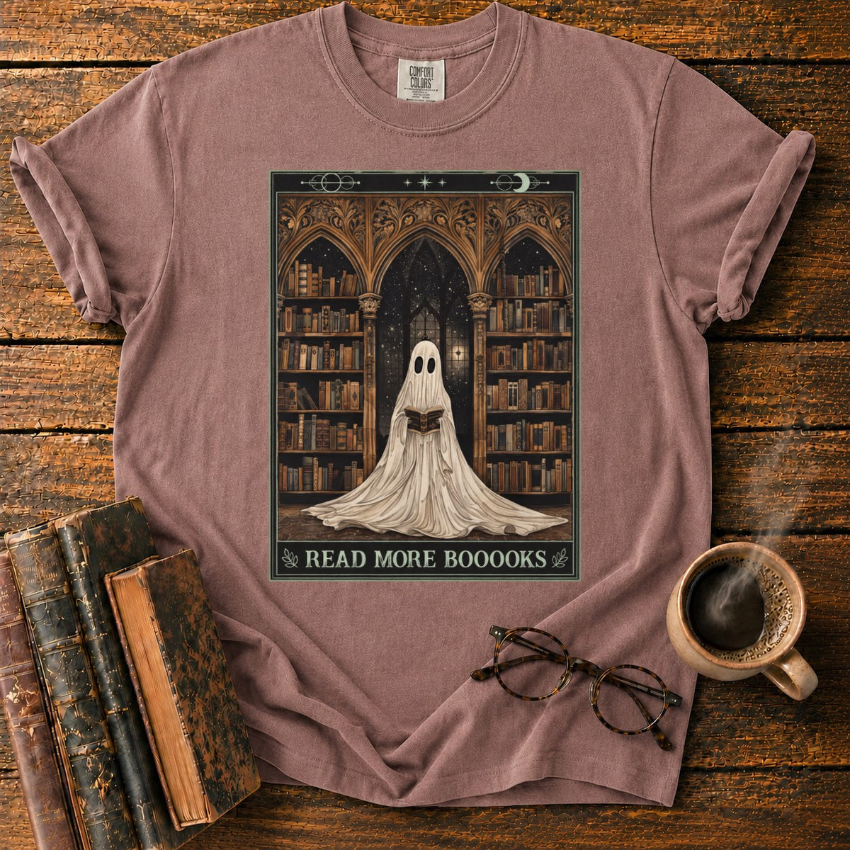 Read More Booooks T-Shirt in Espresso – BooksThreads